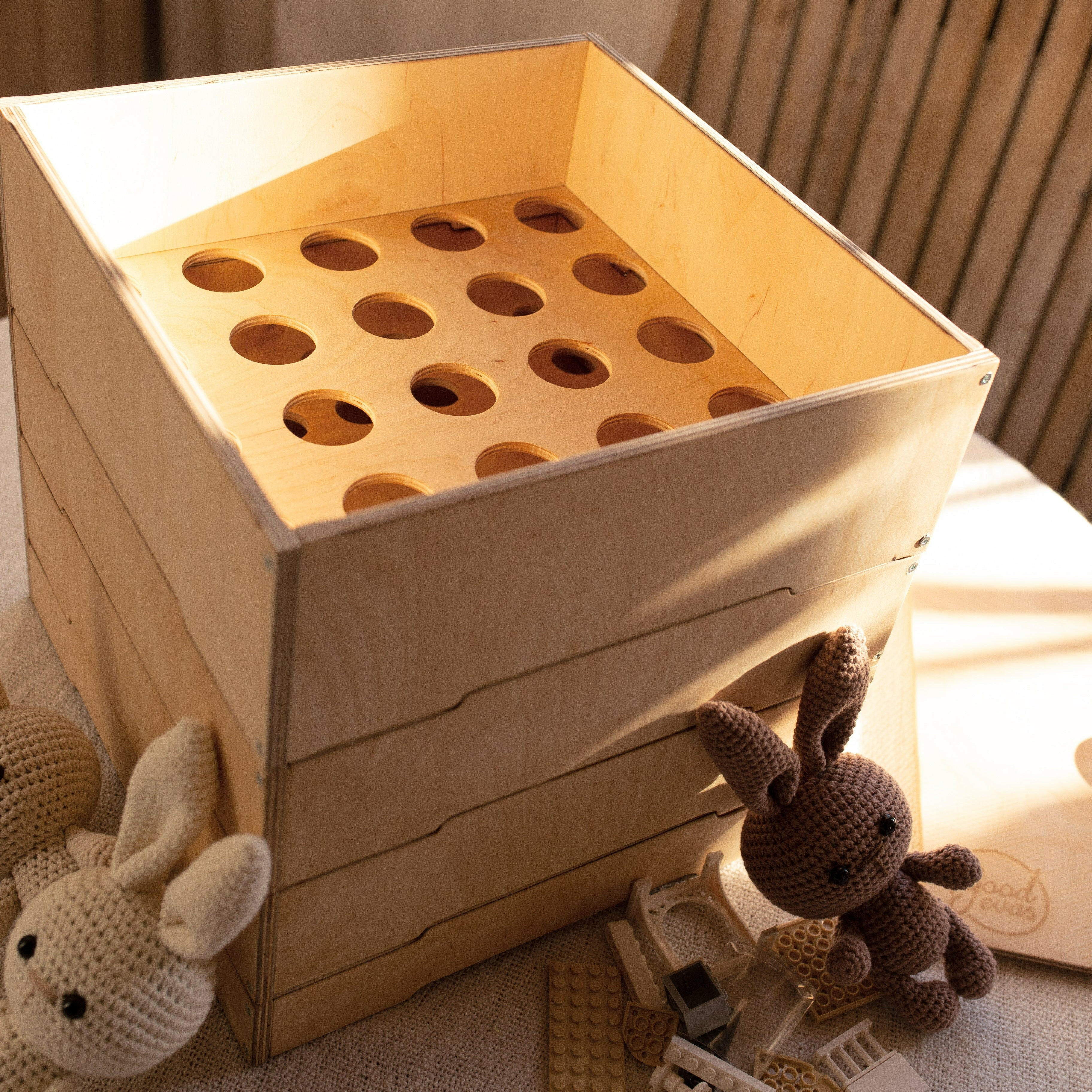 Wooden storage/sorter for LEGO® Lego Storage Goodevas