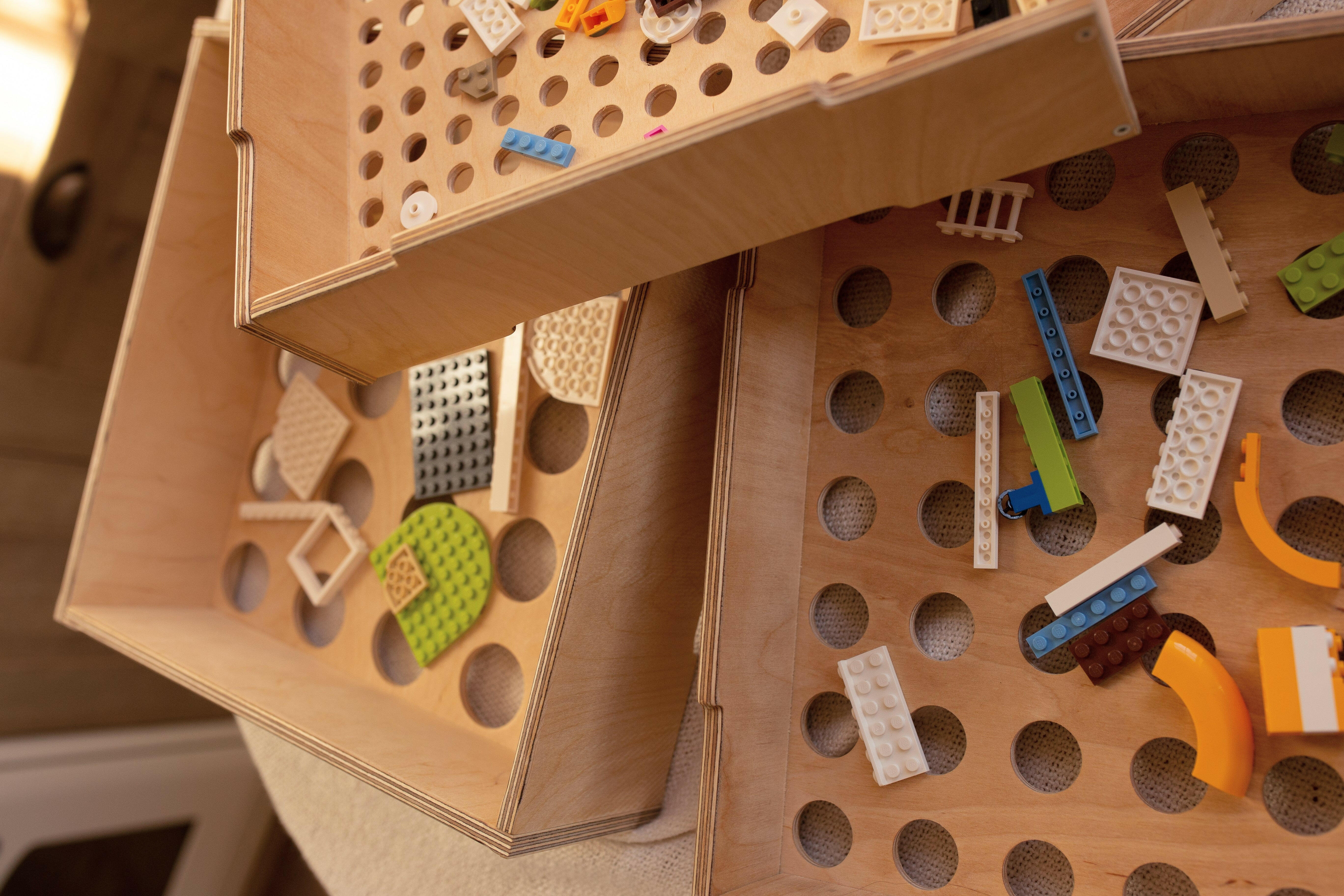 Wooden storage/sorter for LEGO® Lego Storage Goodevas
