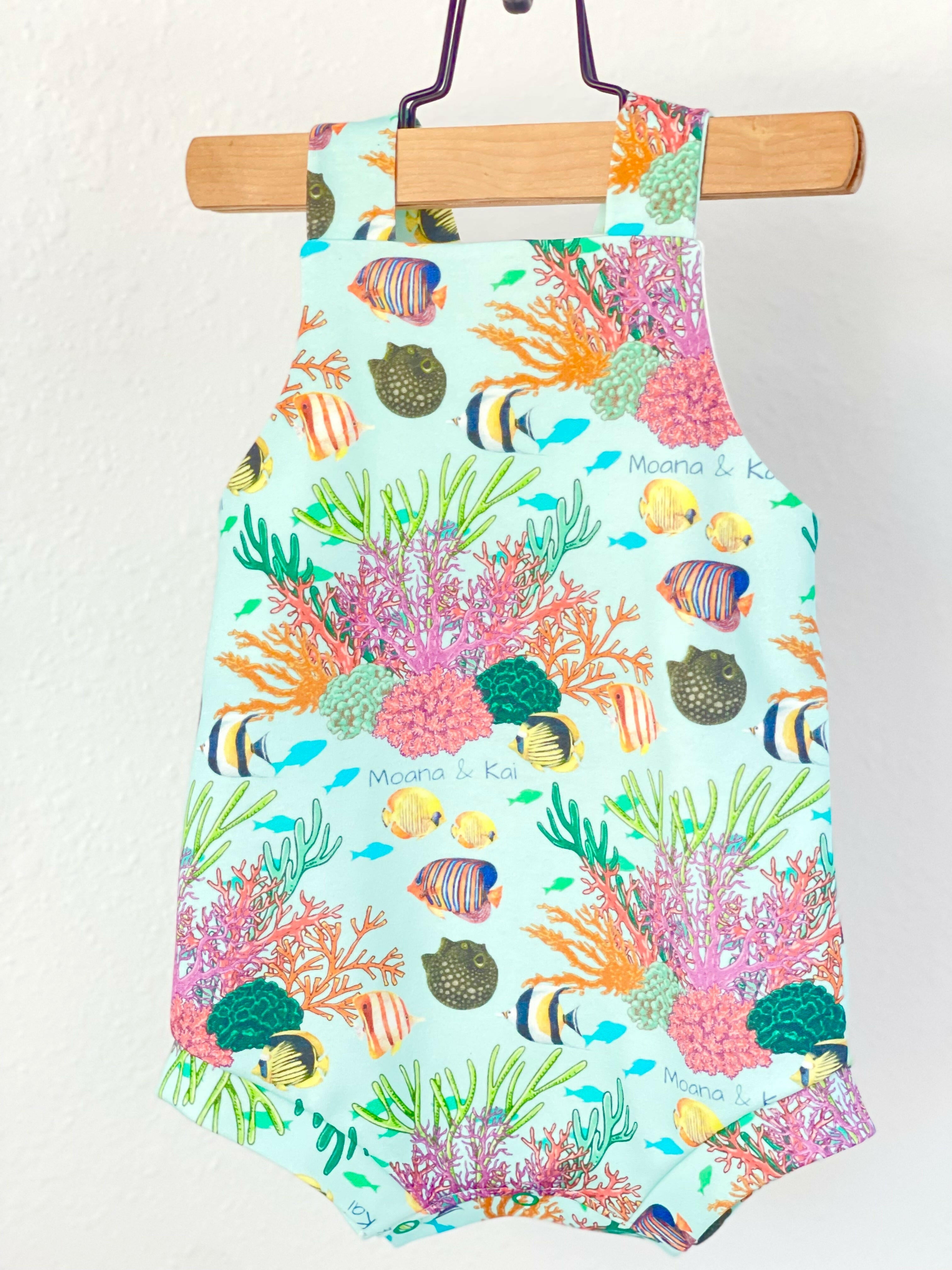 CORAL REEF OCEAN ROMPER Ocean Romper Moana & Kai