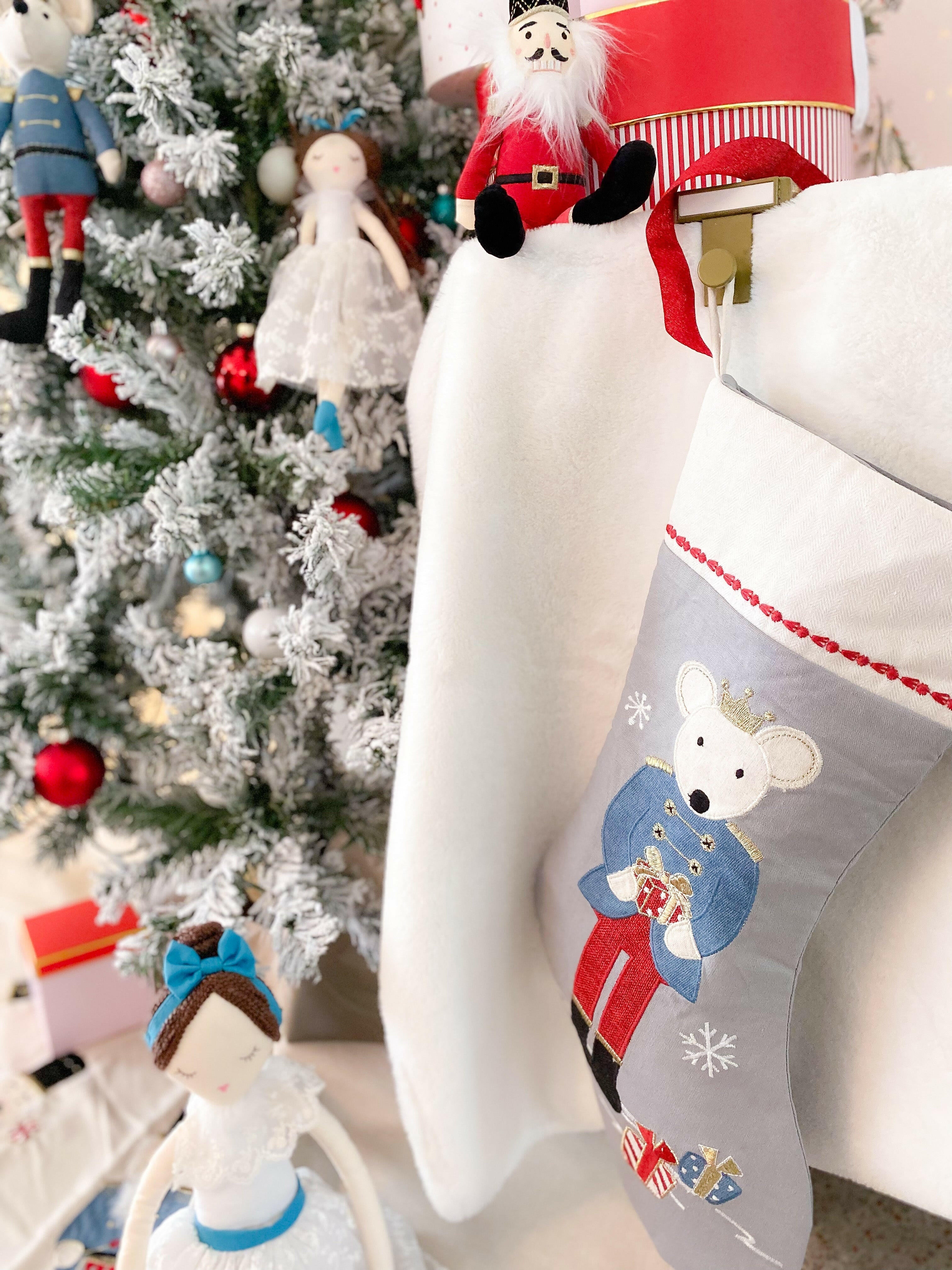 King Mouse Nutcracker Themed Chistmas Stocking Stuffed Toy MON AMI