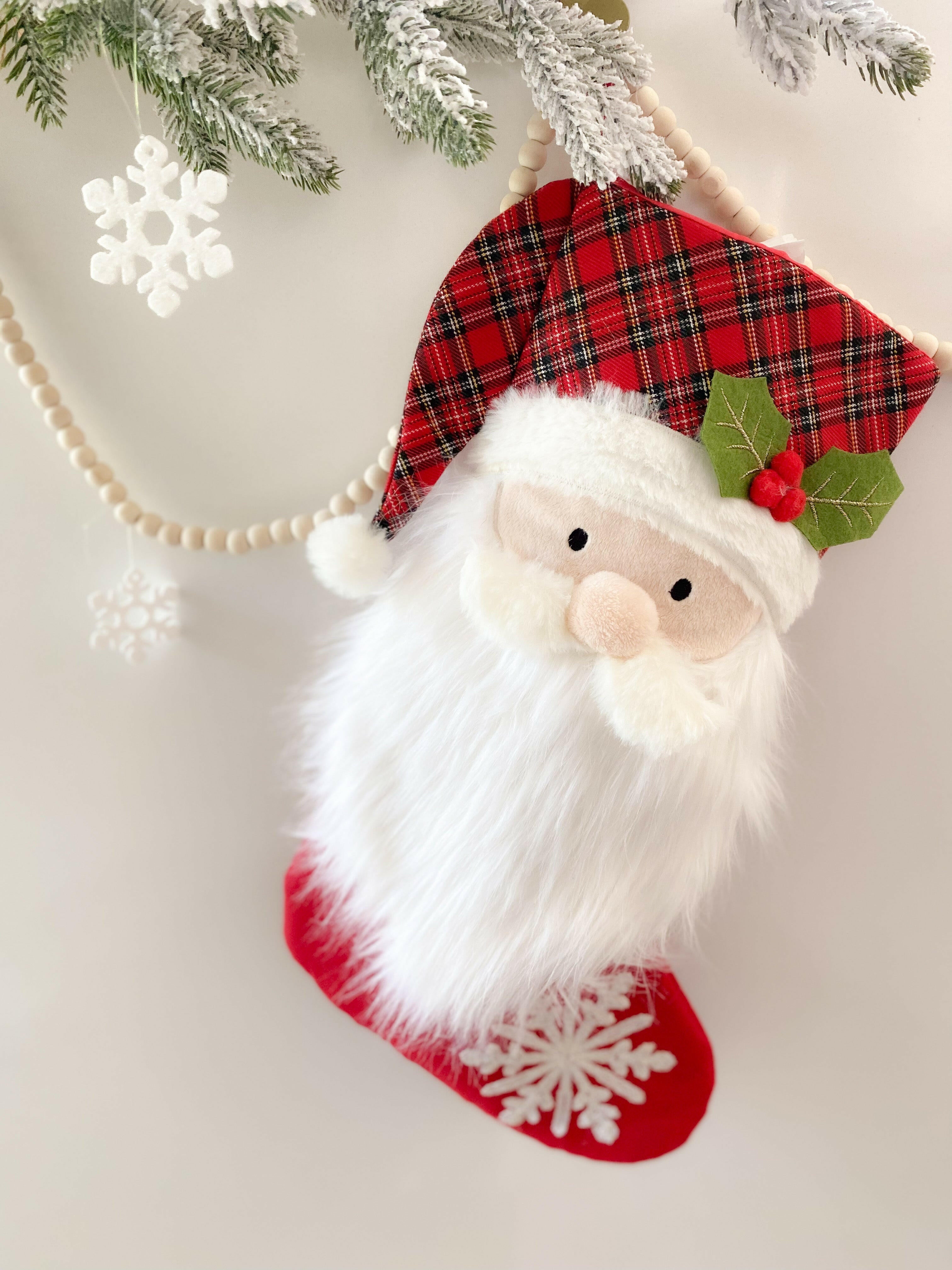 TARTAN SANTA STOCKING Stocking MON AMI