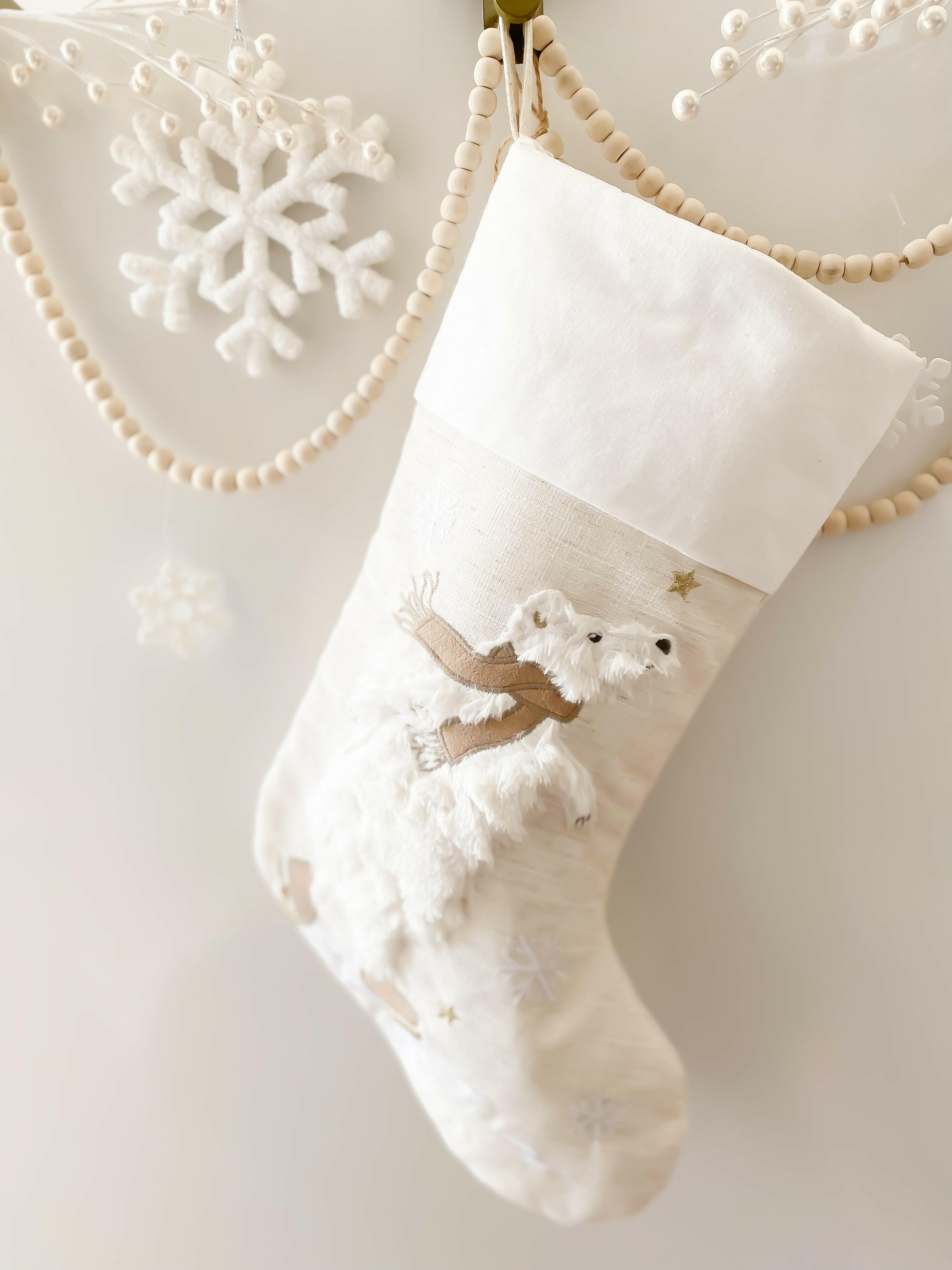Skating Bear Stocking Stocking MON AMI