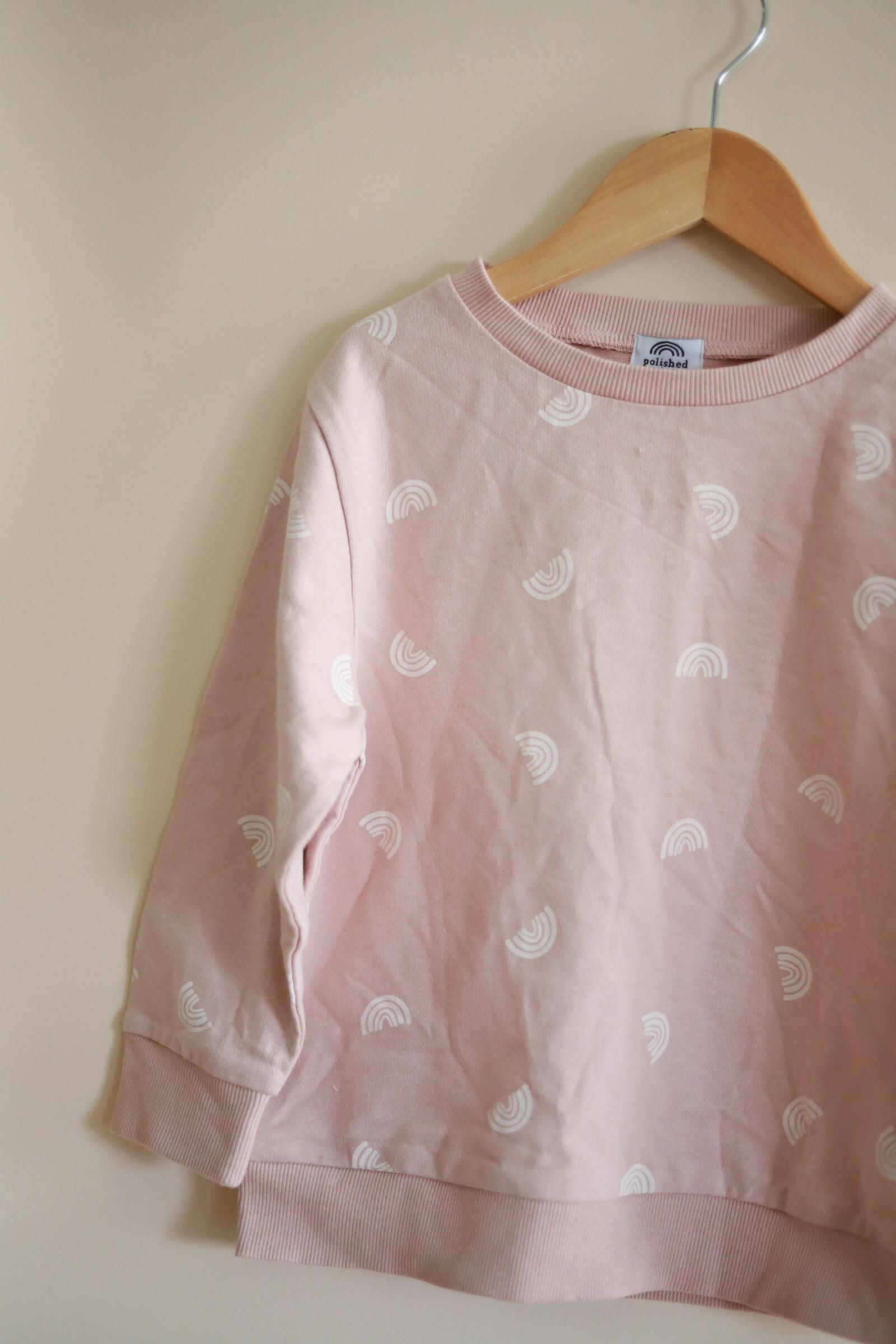 Ditsy Rainbow Kid's Pullover Kids Polished Prints