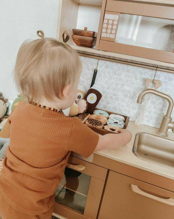 Coffee & Donut Play Food Set Educational Wonder & Wise