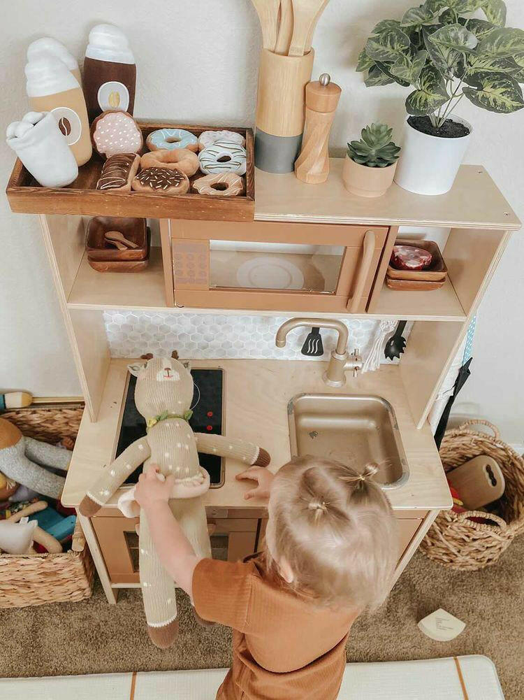Coffee & Donut Play Food Set Educational Wonder & Wise
