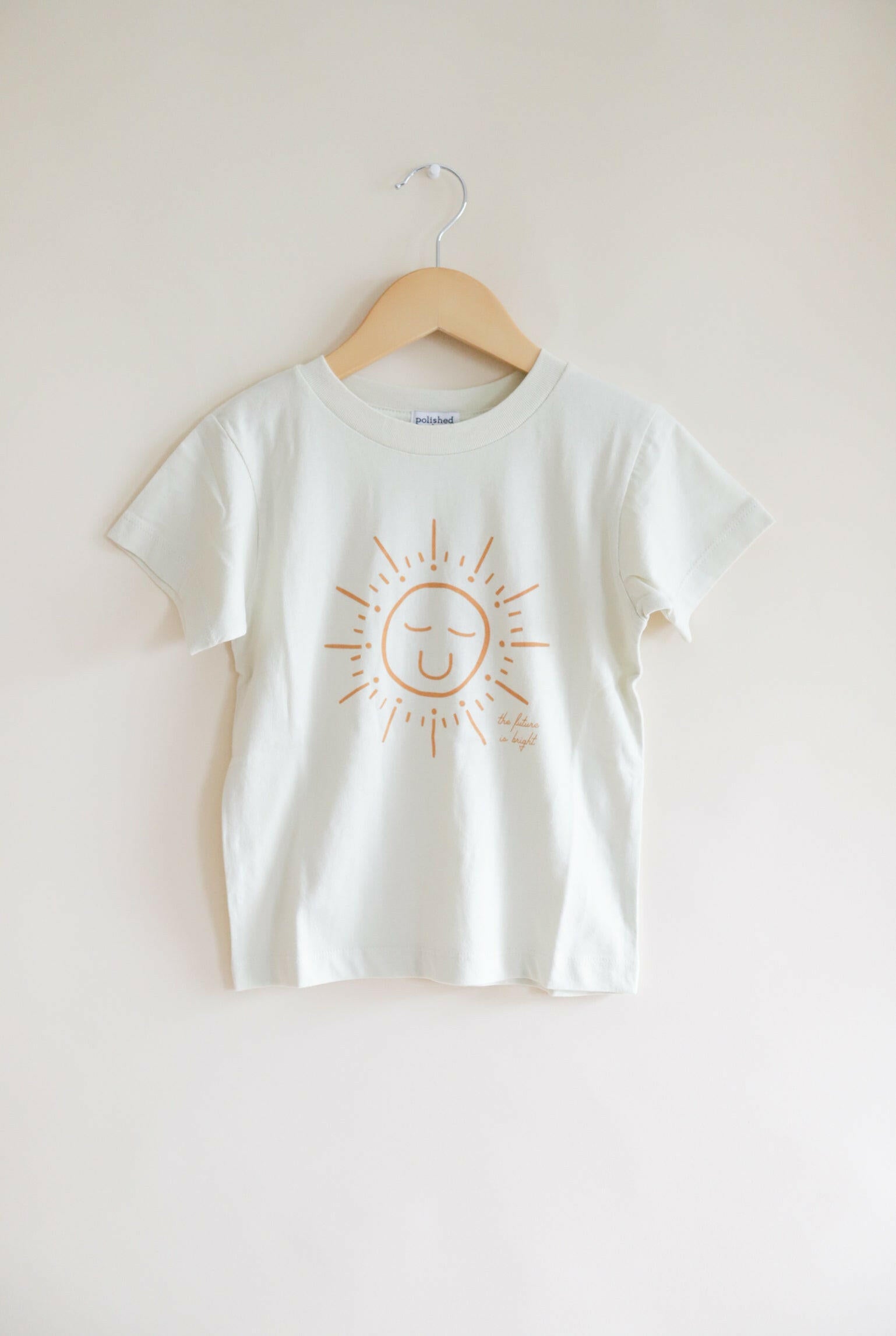 The Future is Bright Graphic T-Shirt Kids Polished Prints