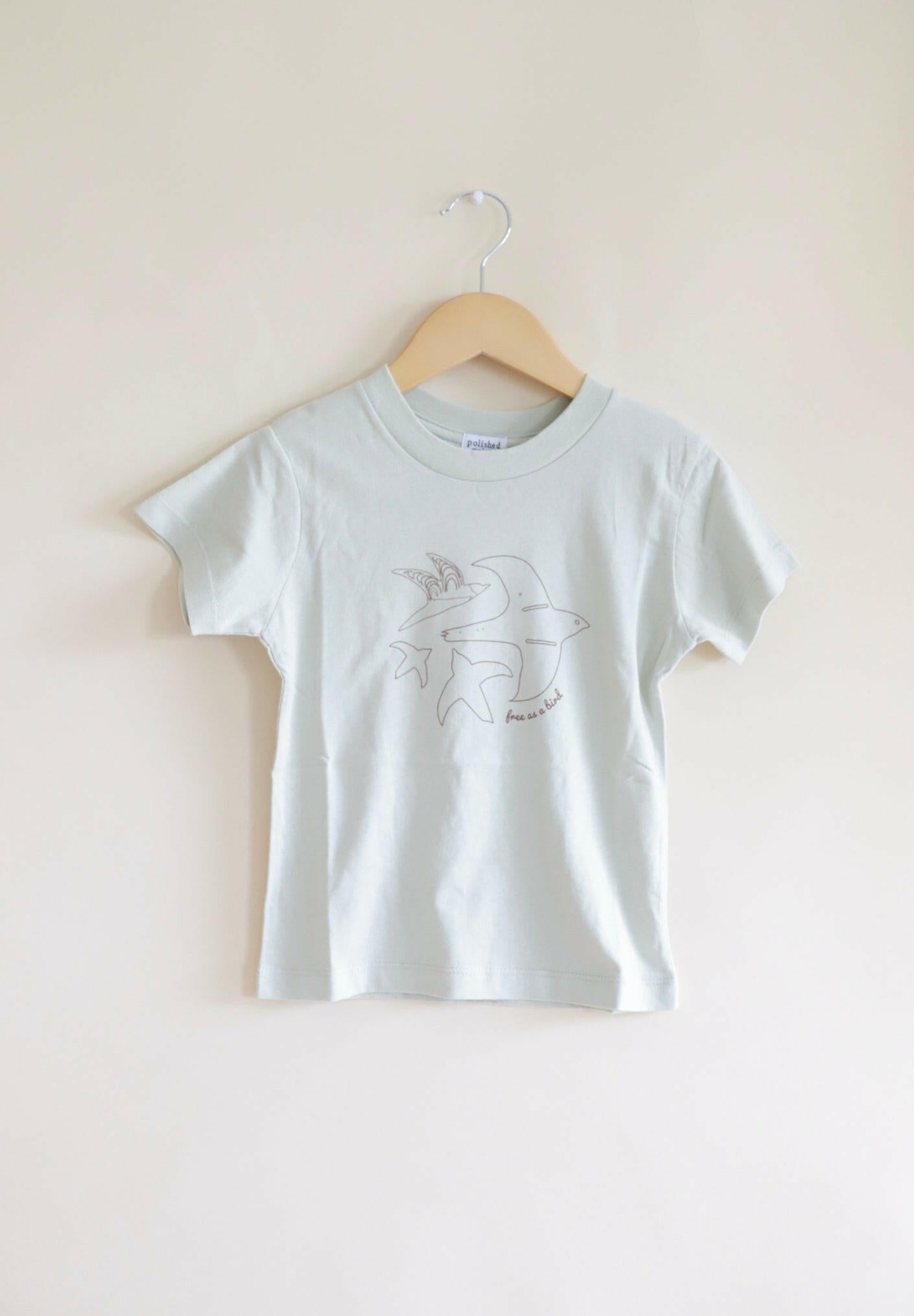 Free as a Bird Graphic T-Shirt Kids Polished Prints