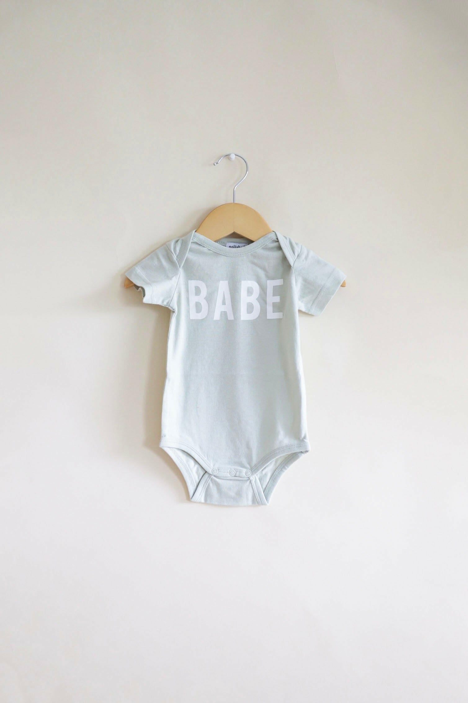 Babe Organic Cotton Baby Bodysuit Baby Bodysuit Polished Prints