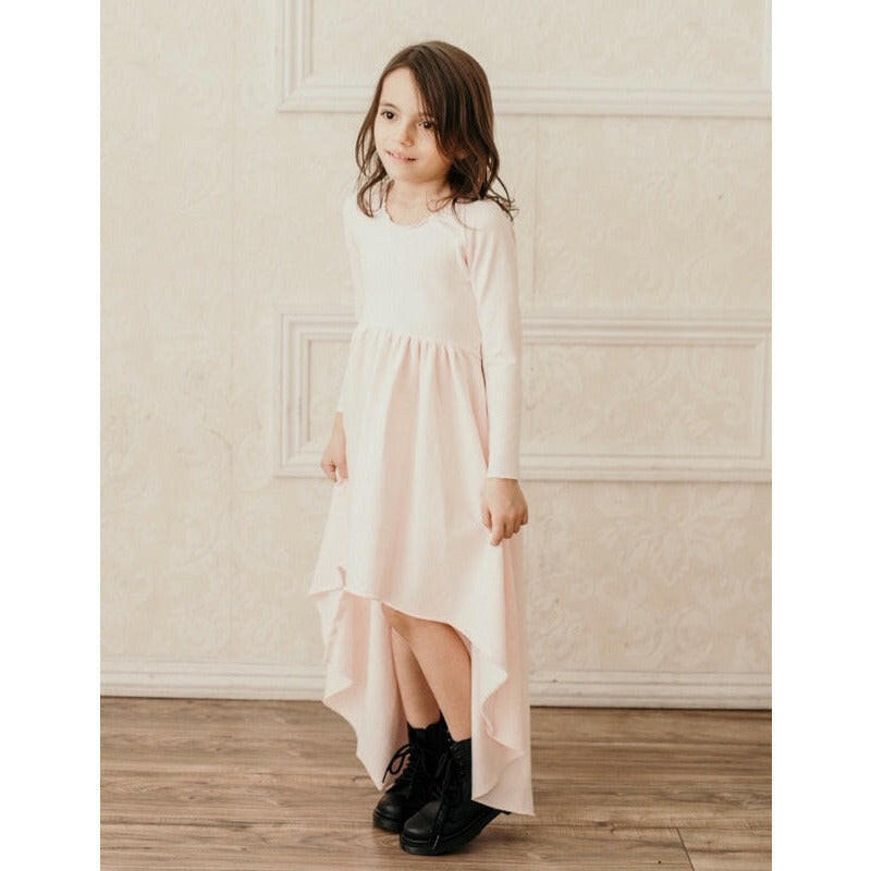Organic Giselle Dress Long Sleeve Pink Dresses Be Mi Los Angeles