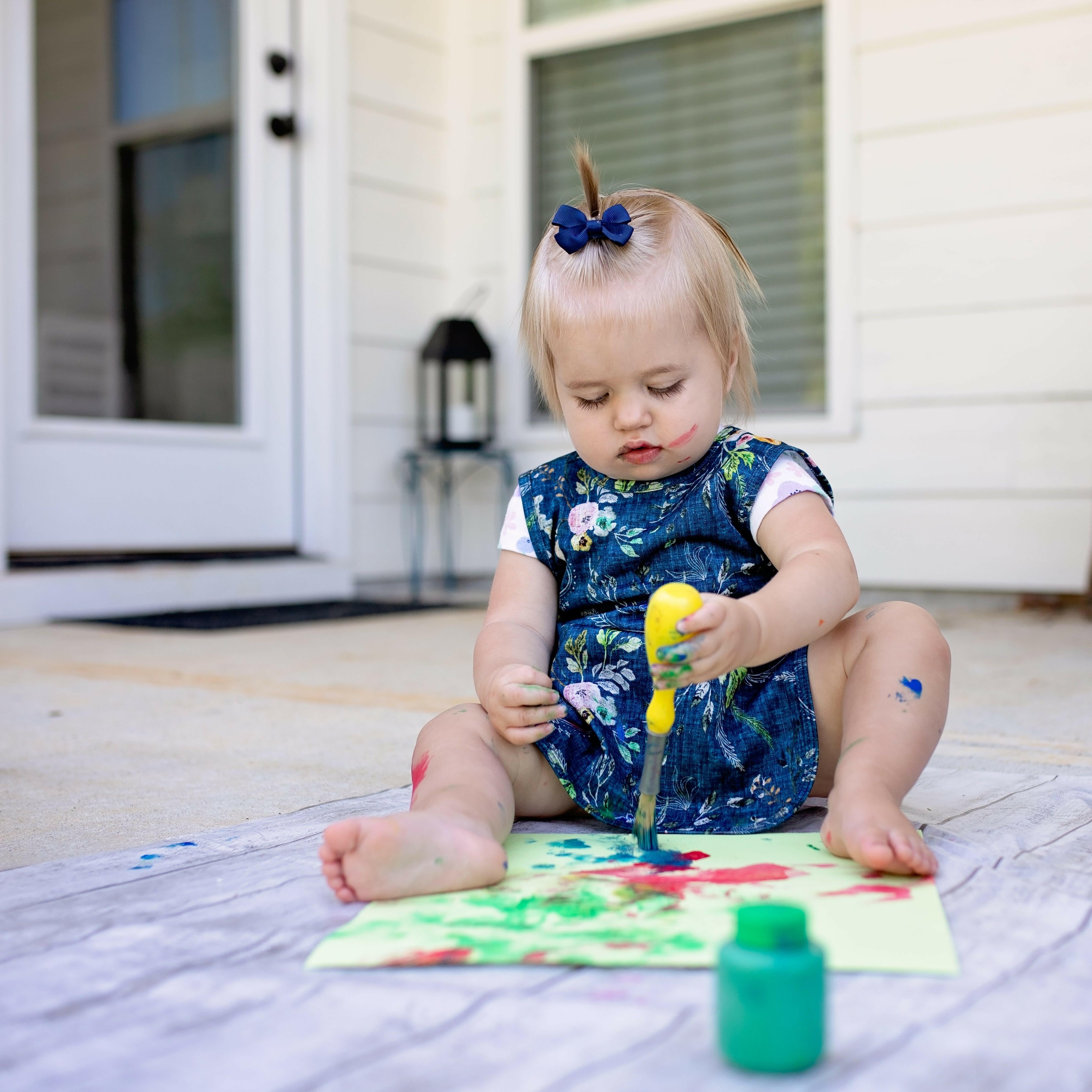 Boho Floral Bapron BapronBaby