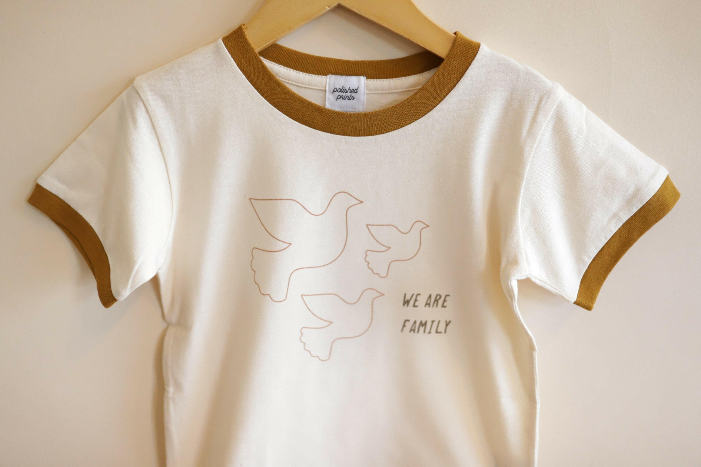 We Are Family Kid's Everyday Ringer Kids Polished Prints