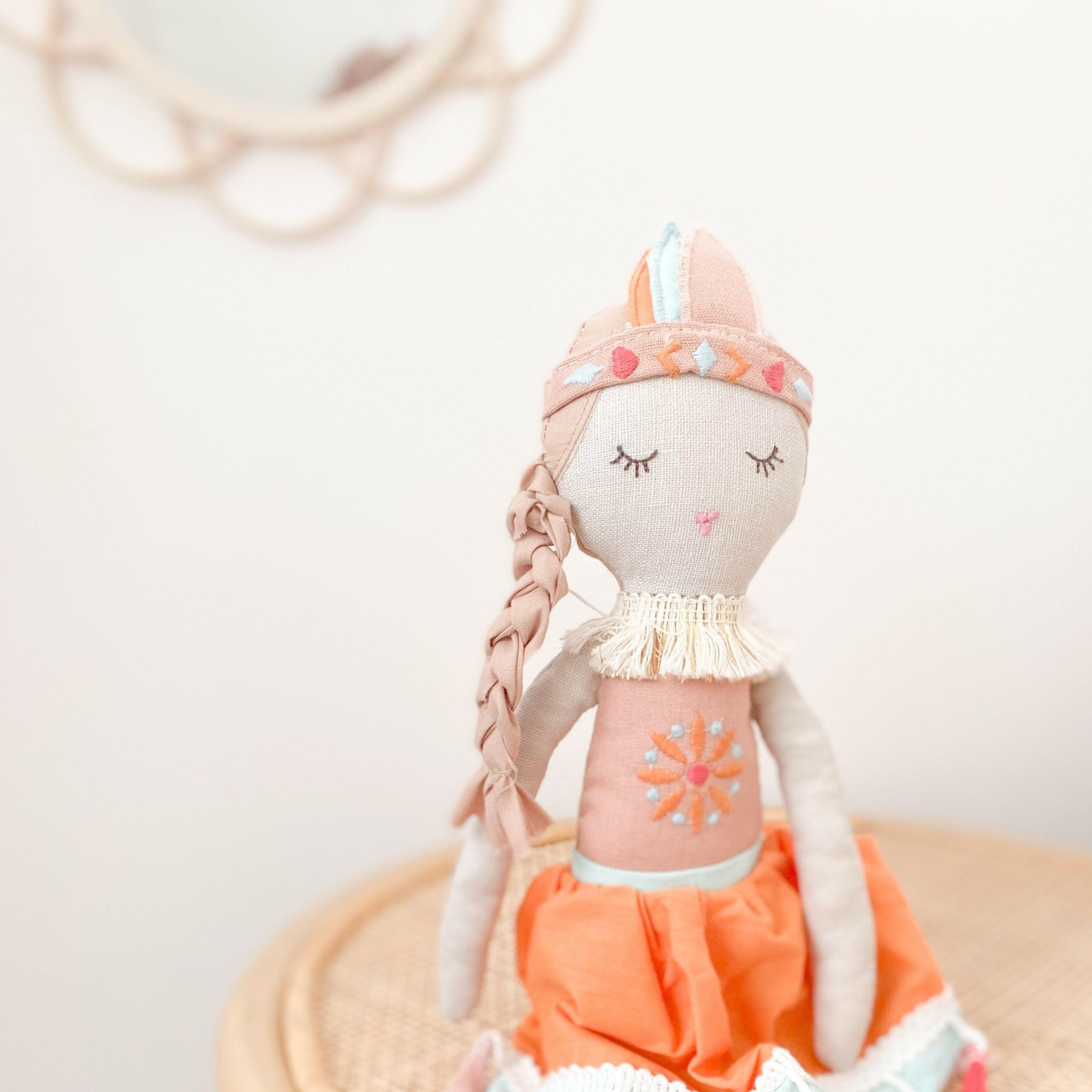 'Claire' Bohemian Princess Doll - Small Doll MON AMI