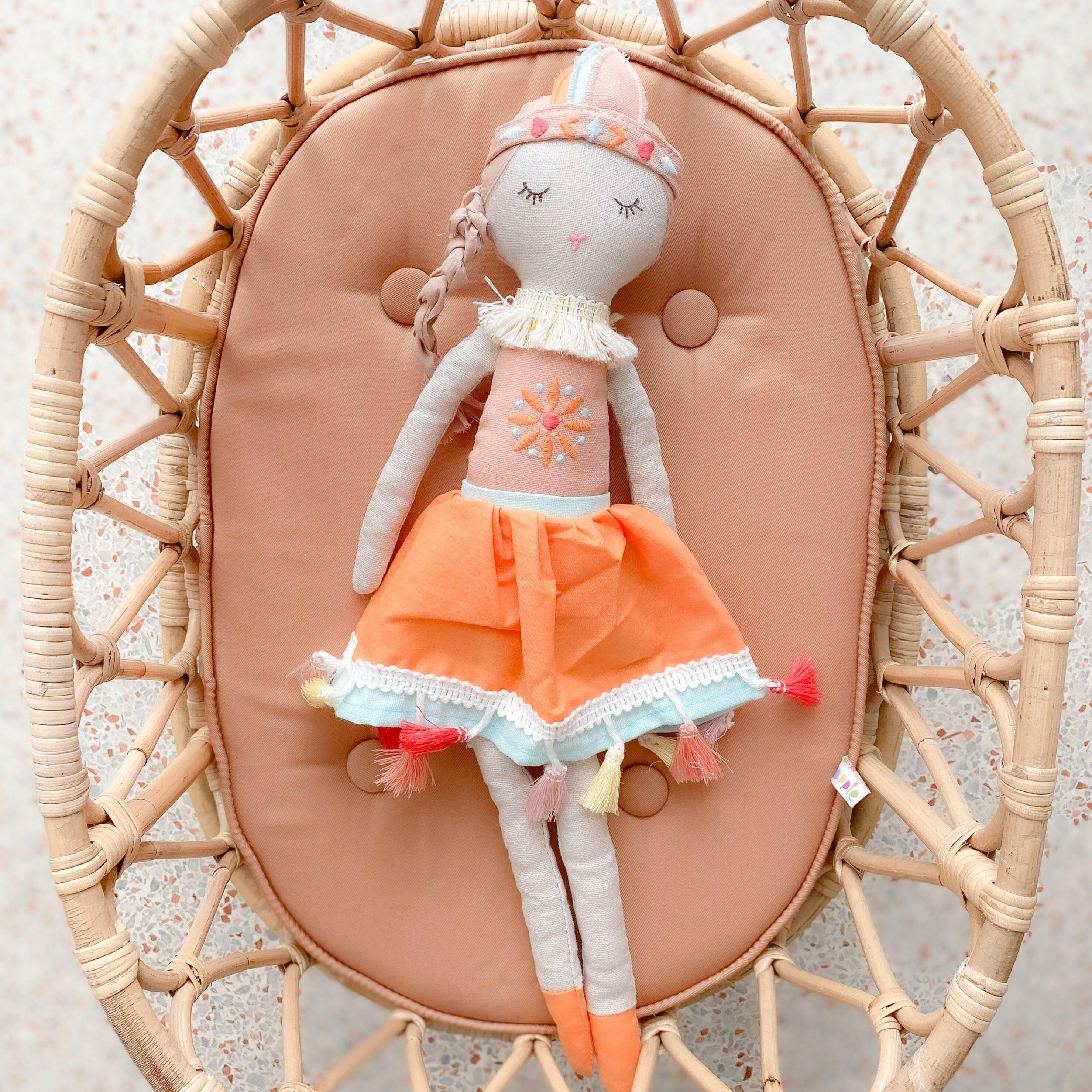 'Claire' Bohemian Princess Doll - Small Doll MON AMI