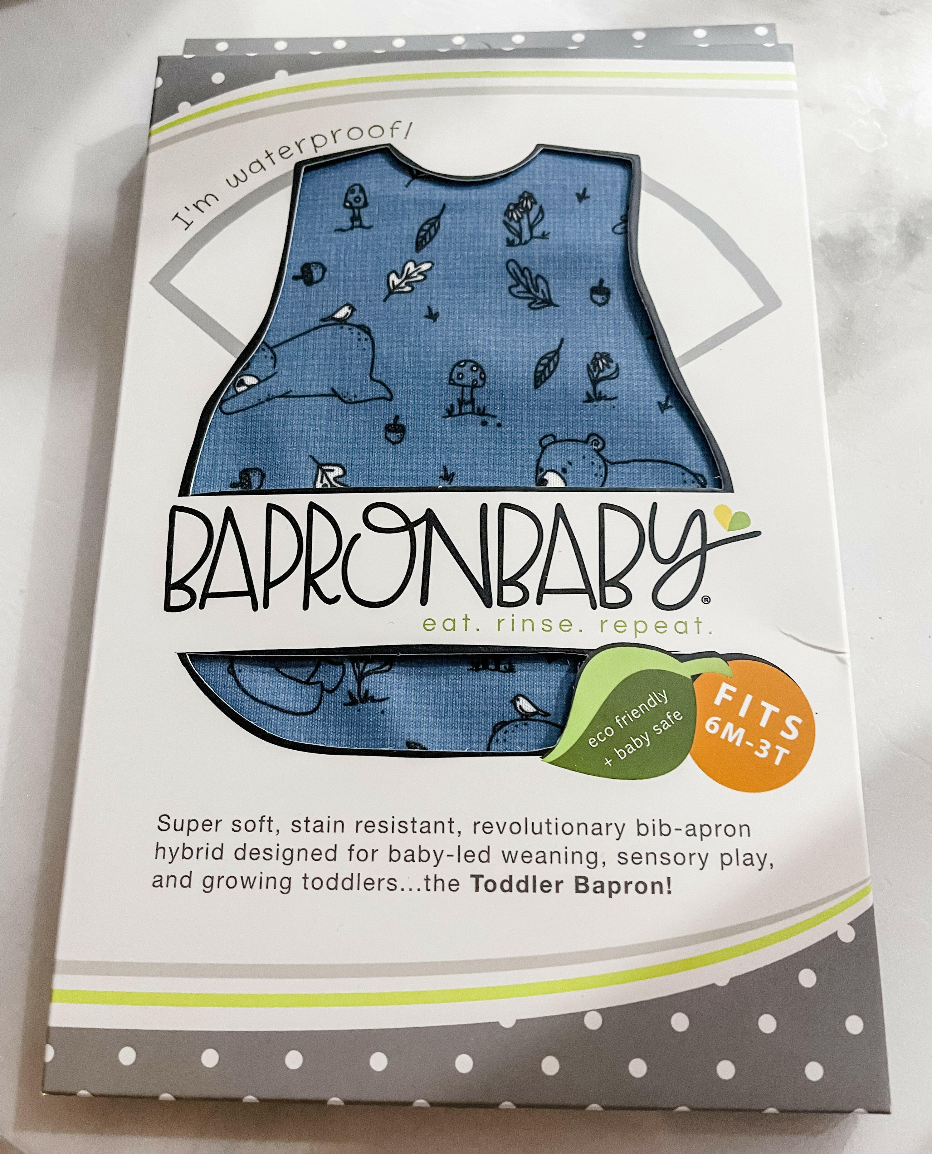 Bears In Blue Bapron BapronBaby