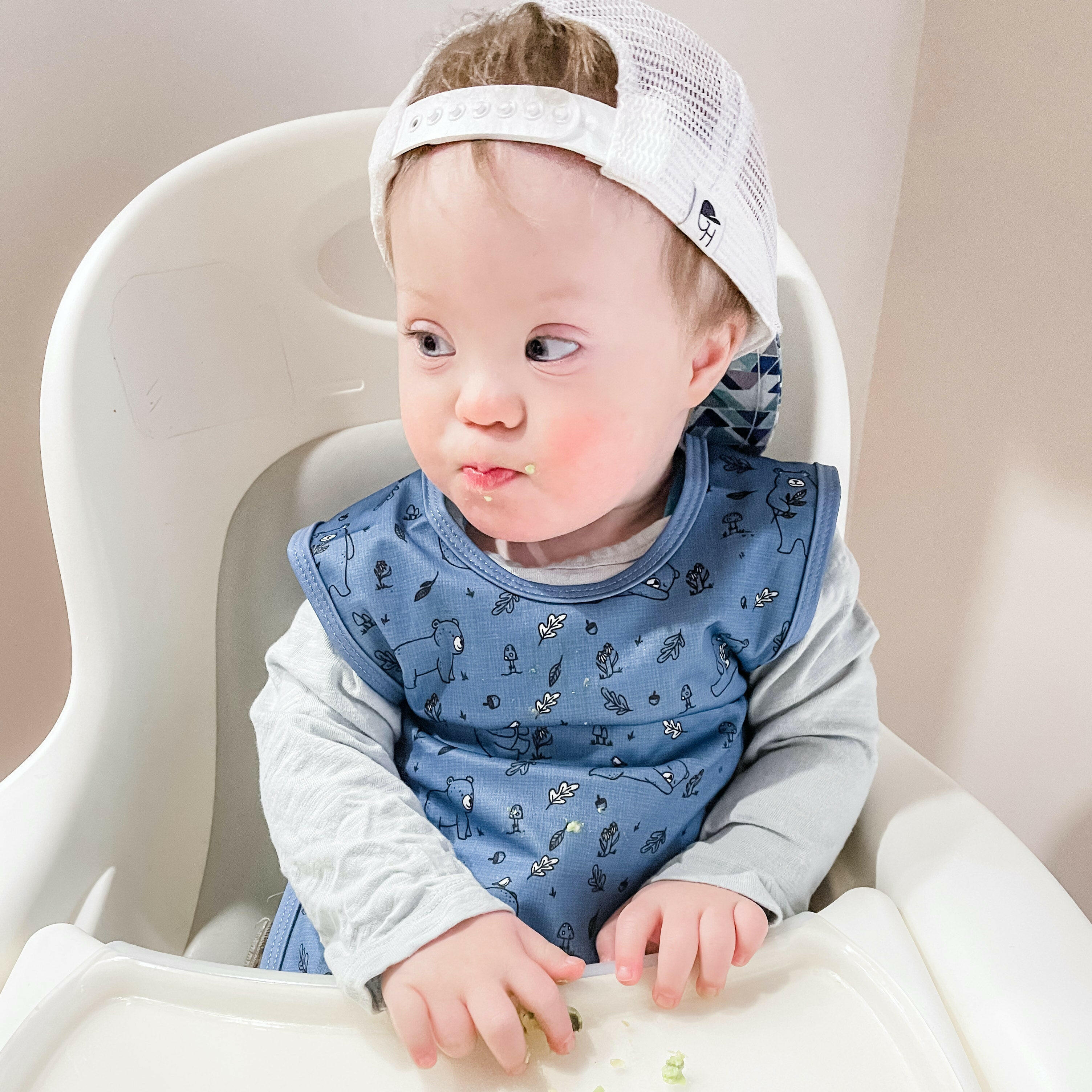 Bears In Blue Bapron BapronBaby