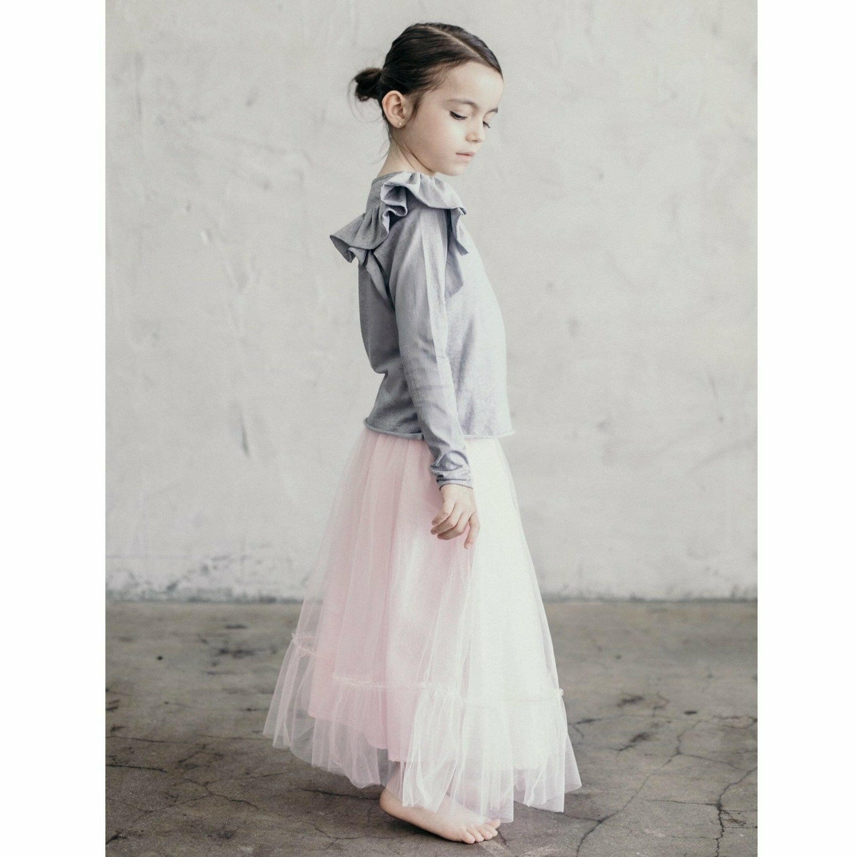 Natalia Ruffle Top Top Be Mi Los Angeles