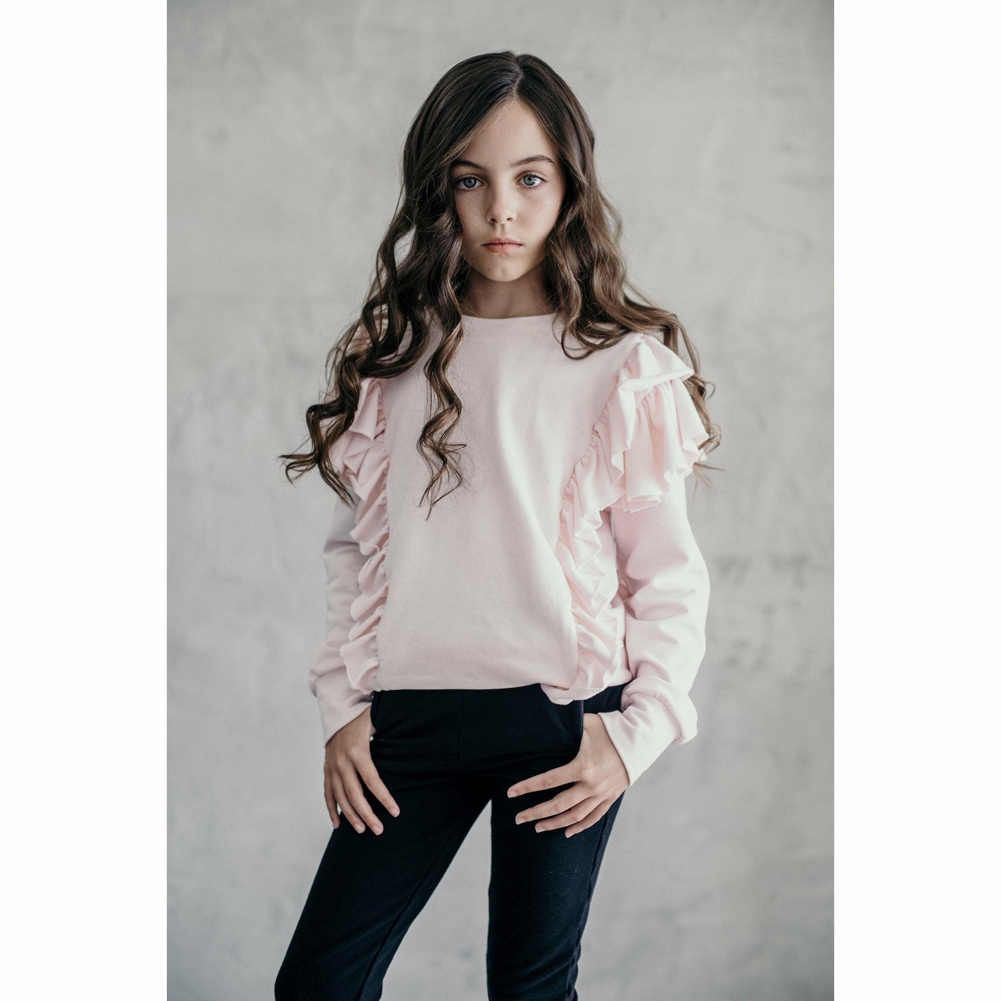 Organic Victoria Ruffle Sleeve Top Top Be Mi Los Angeles