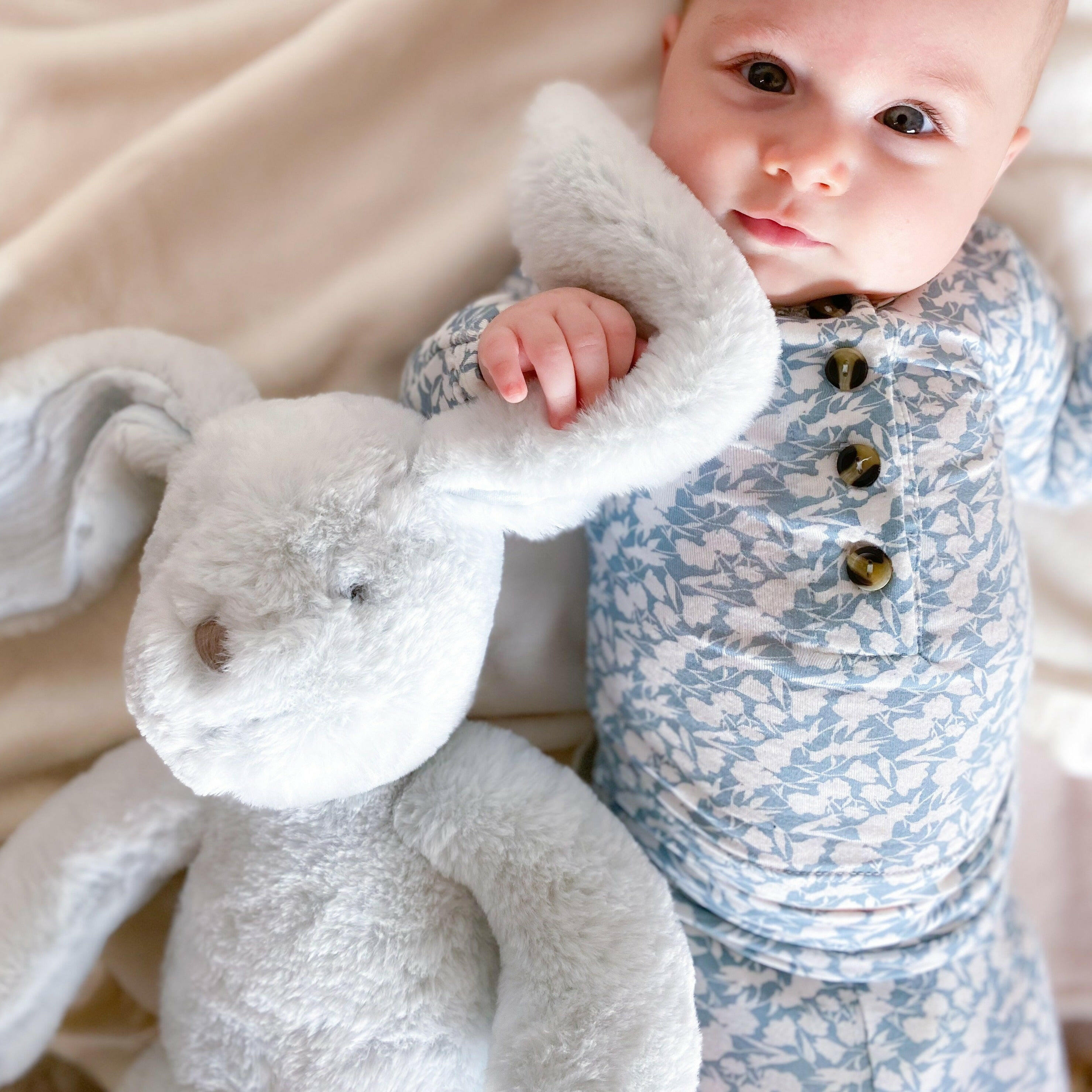 'ABBOTT' BLUE BUNNY PLUSH TOY Stuffed Toy MON AMI