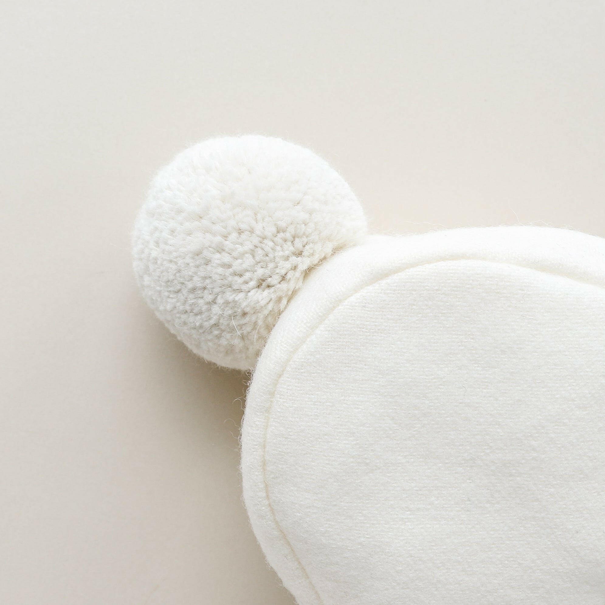 Ivory Pom Bonnet Cotton-Lined Bonnets Briar Baby®