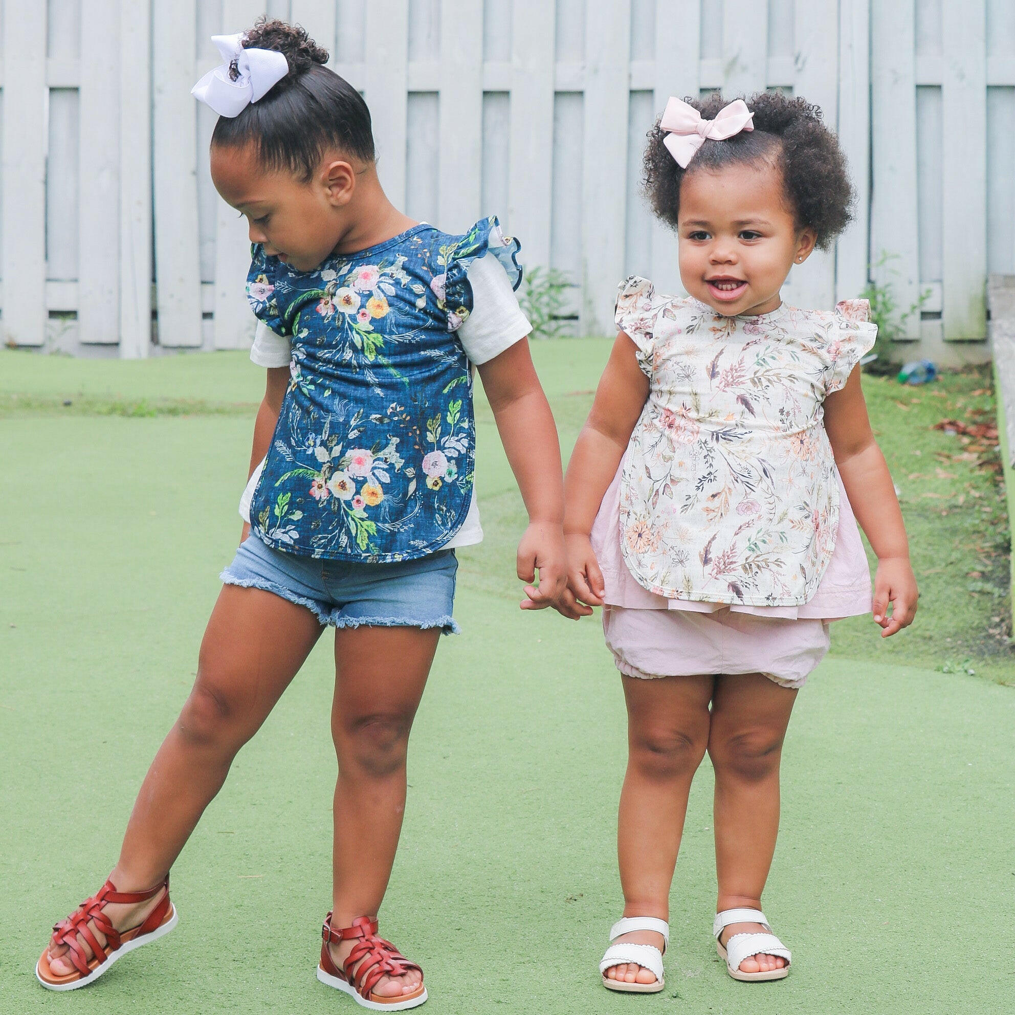 Boho Floral Flutter Bapron BapronBaby