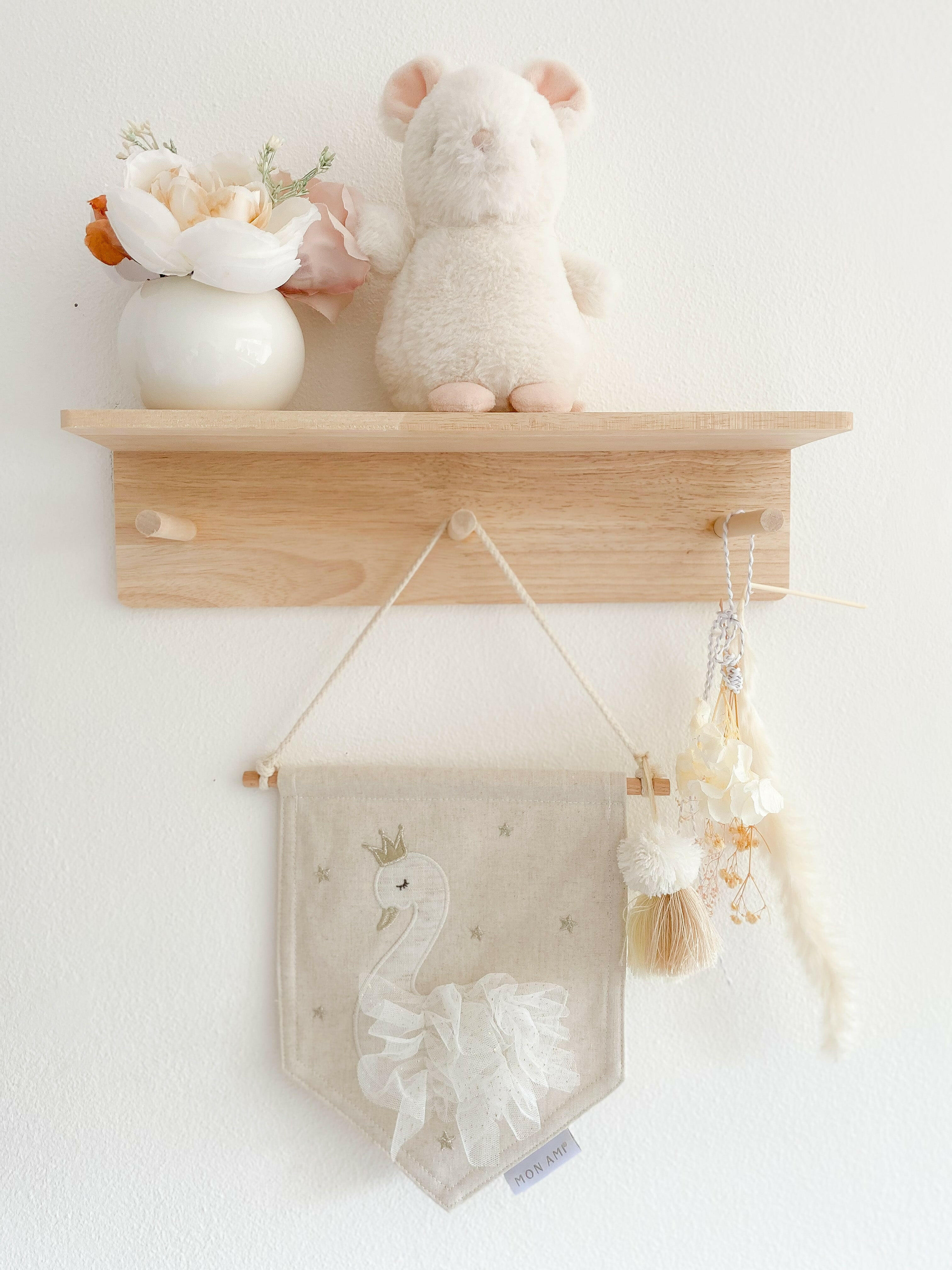 SWAN WALL BANNER Home Decor MON AMI