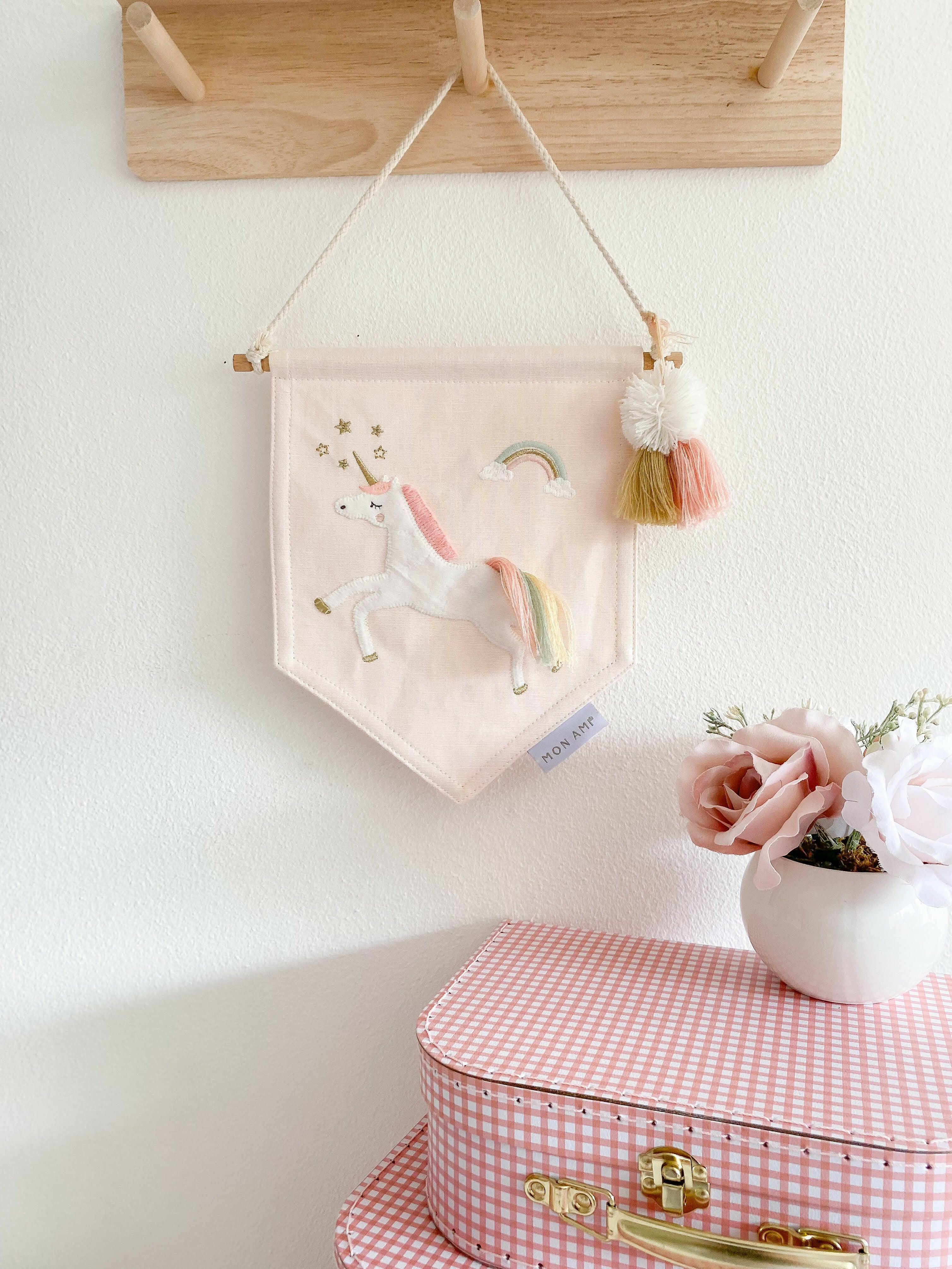 UNICORN WALL BANNER Home Decor MON AMI