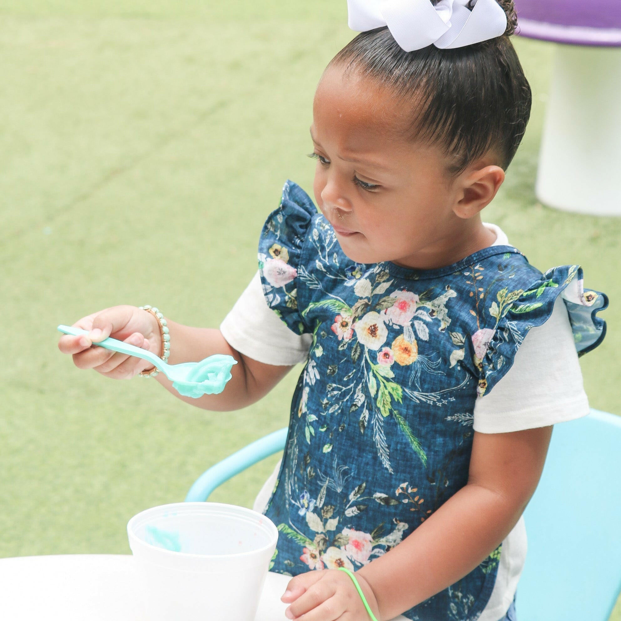 Boho Floral Flutter Bapron BapronBaby