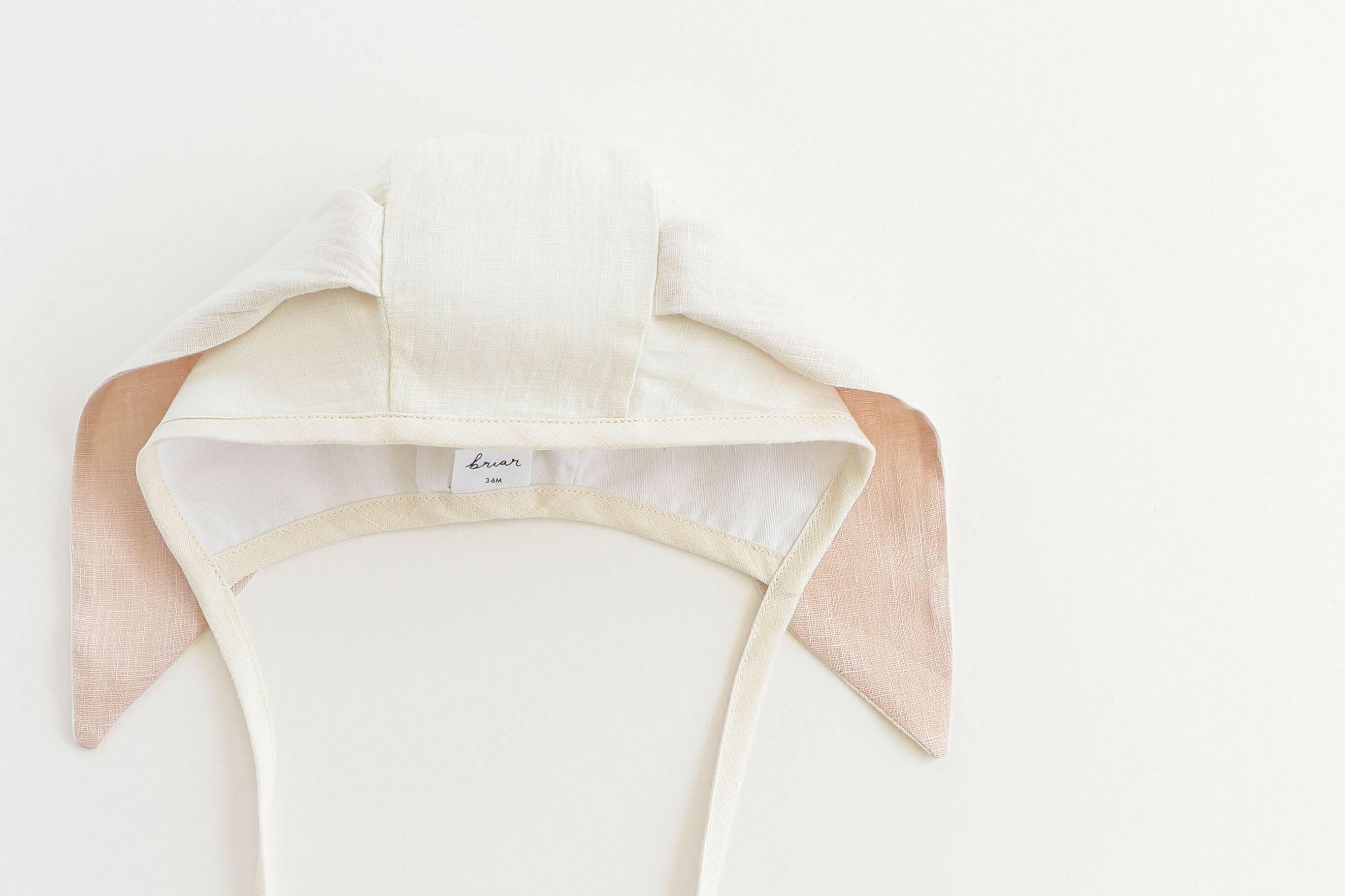 Ivory Bunny Bonnet Cotton-Lined Bonnets Briar Baby®