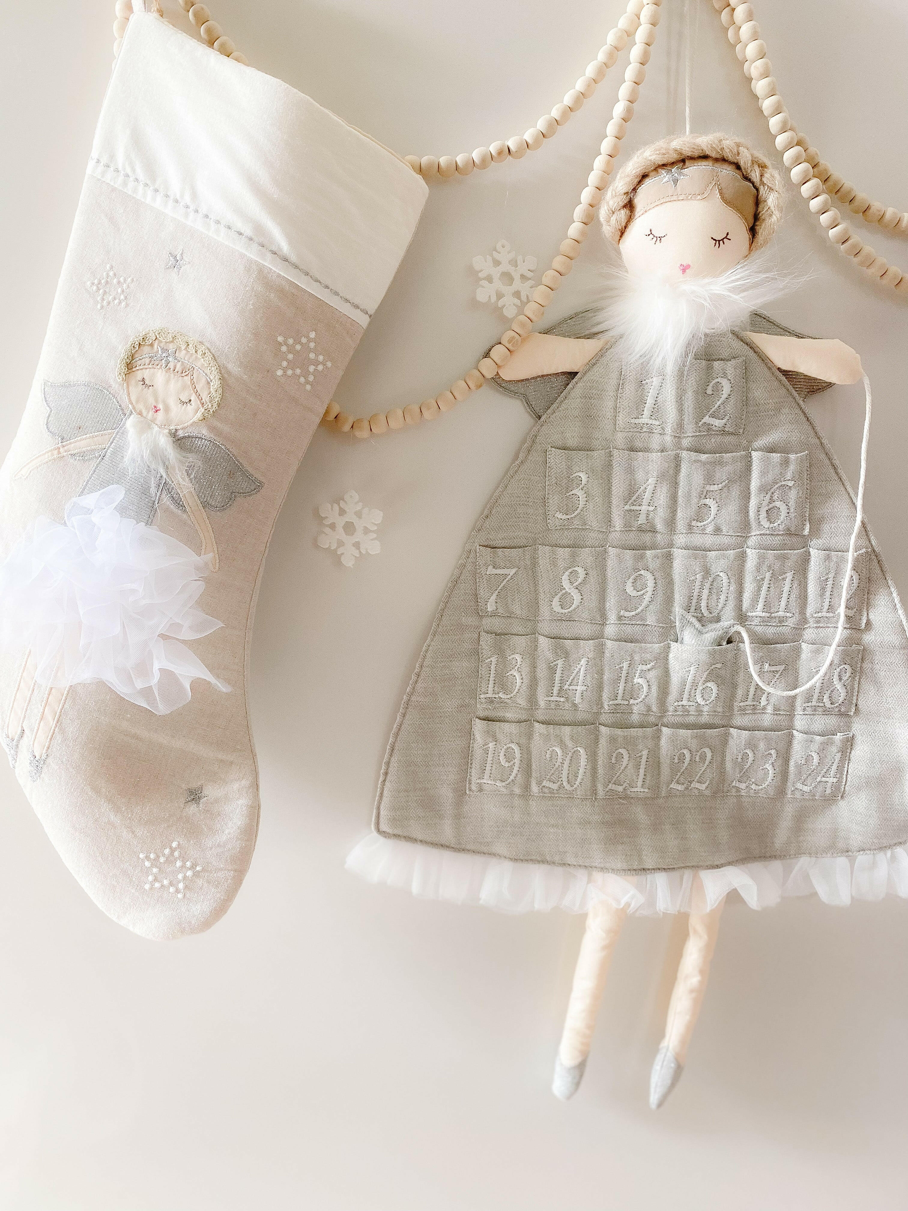 Silver Angel Christmas Advent Calendar Calendar MON AMI
