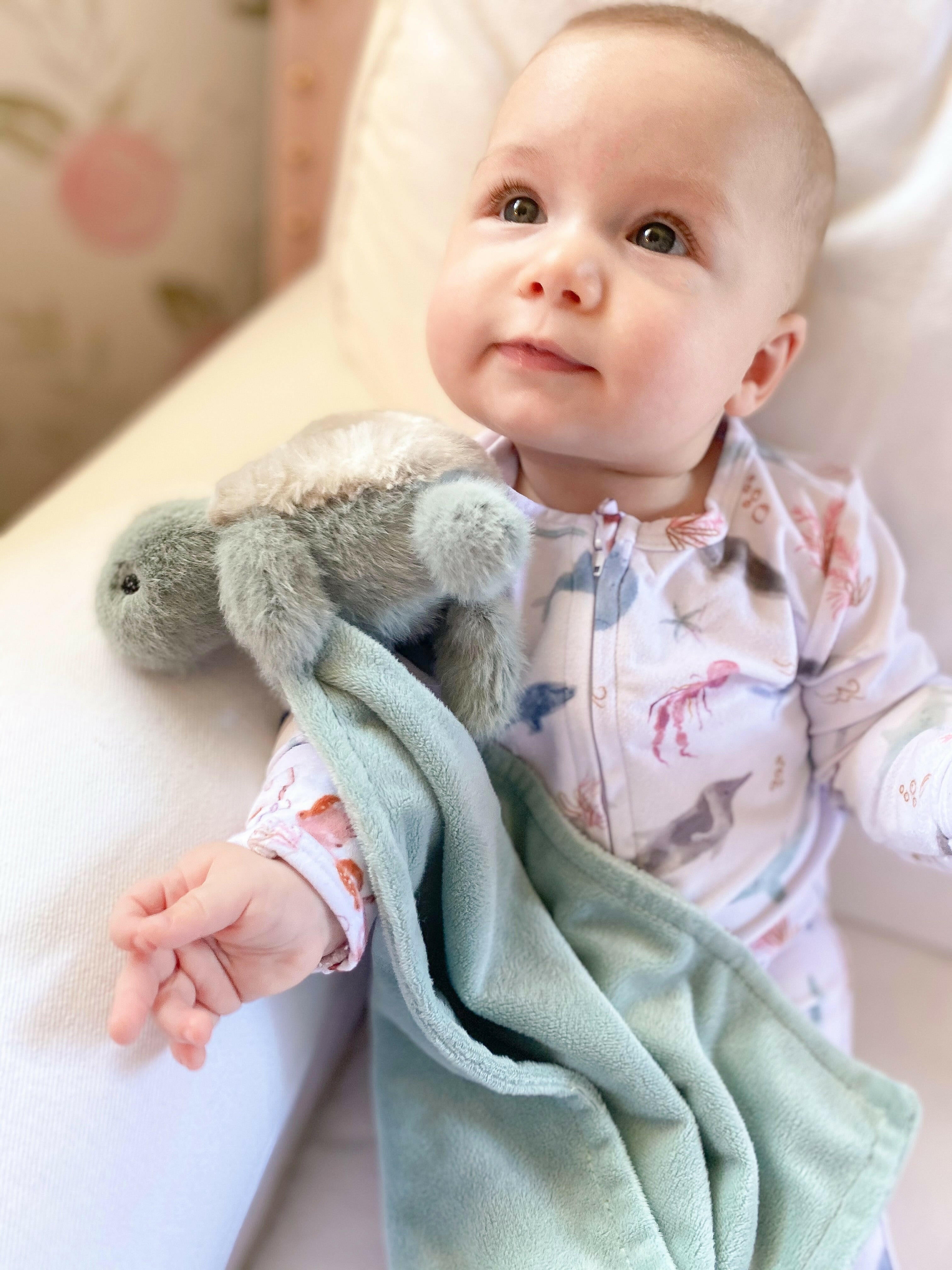 'TAYLOR' THE TURTLE BLANKIE Security Blankie MON AMI