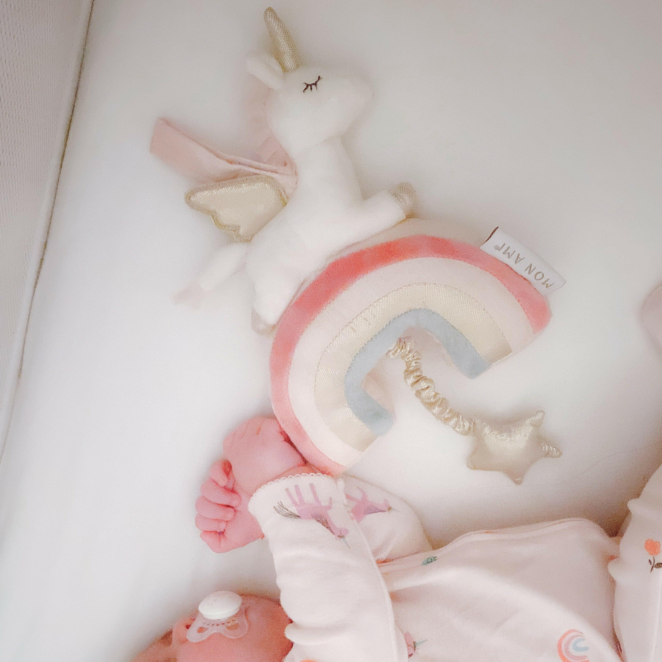 PLUSH RAINBOW UNICORN MUSIC MOBILE Mobile MON AMI