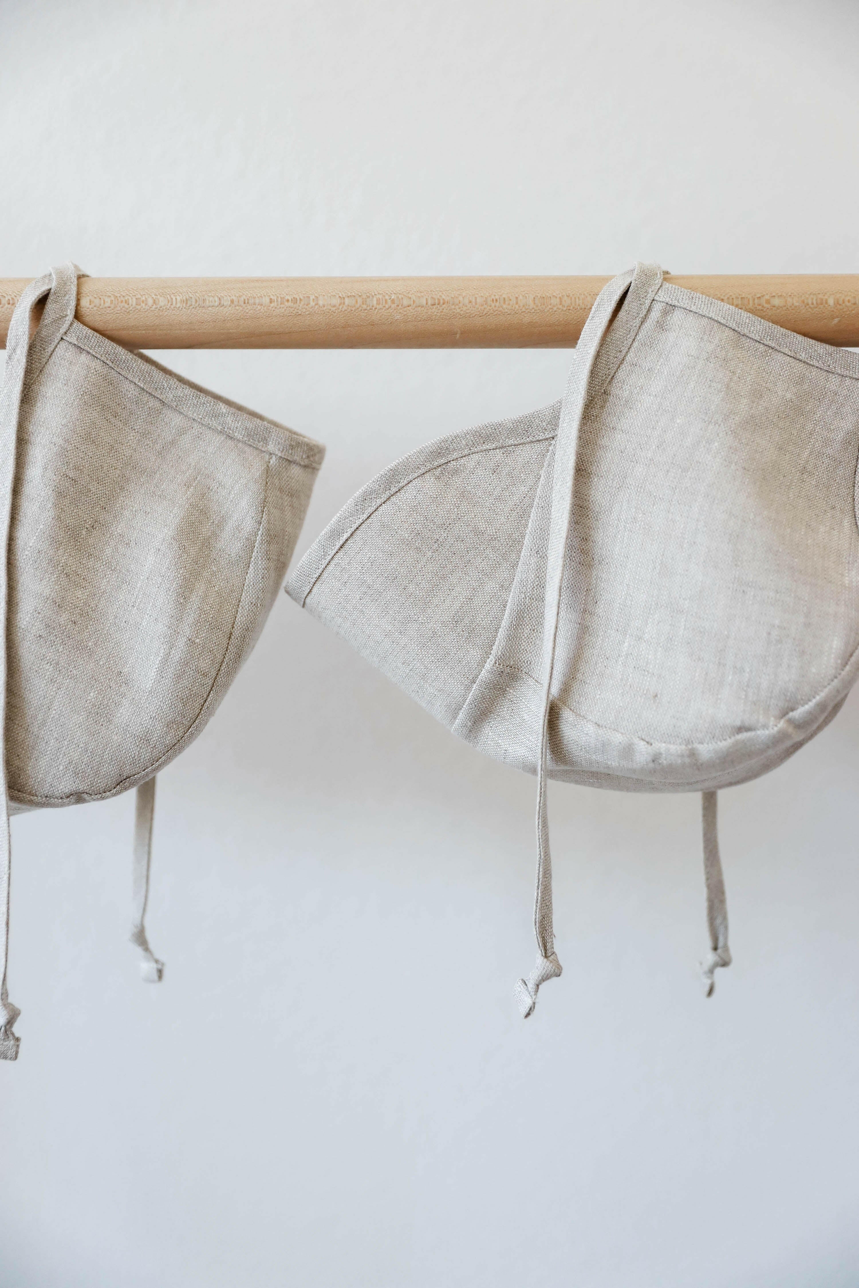 Brimmed Sand Linen Bonnet Cotton-Lined Bonnets Briar Baby®