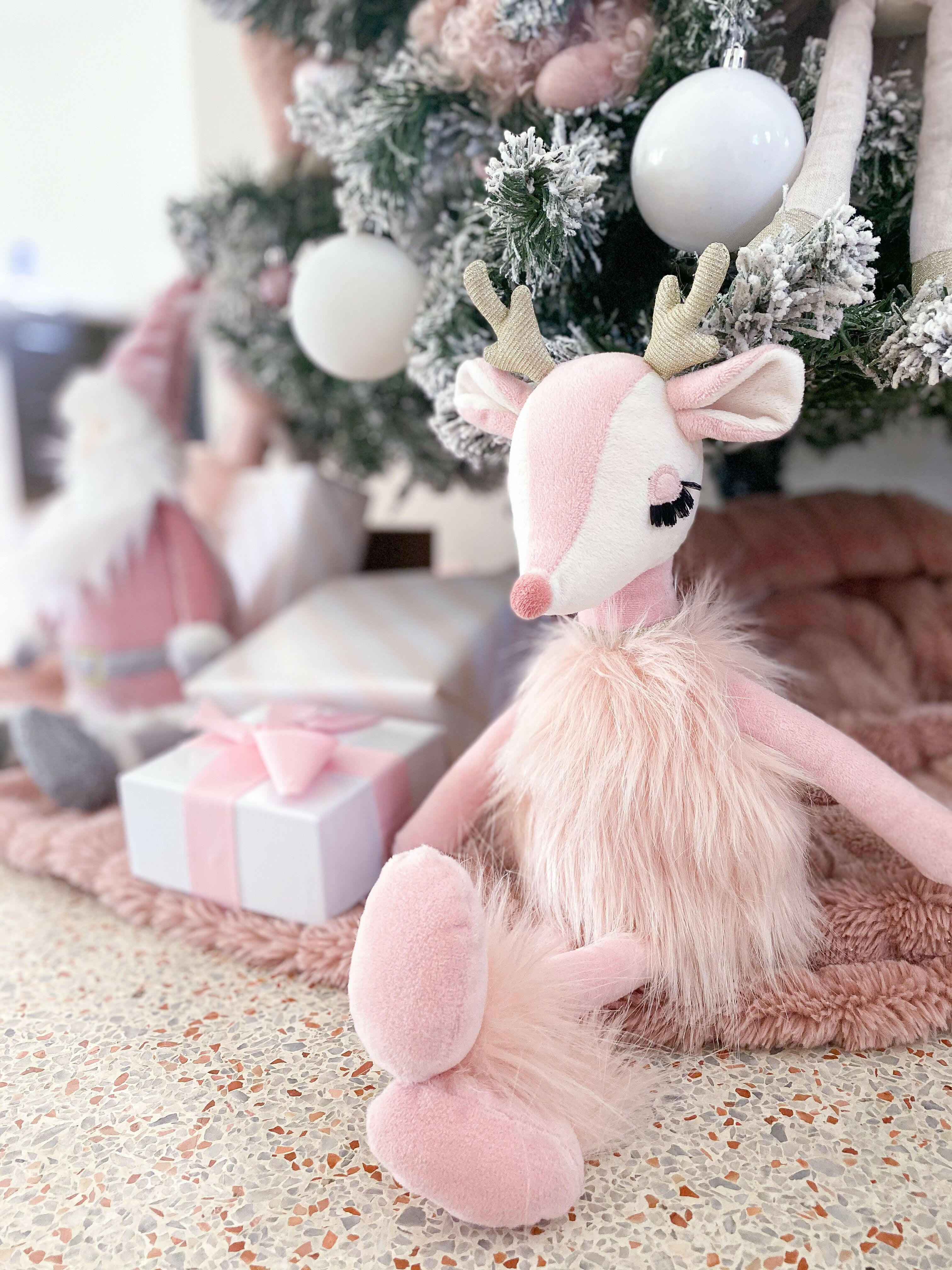 'FREIJA' THE PINK REINDEER DOLL Doll MON AMI