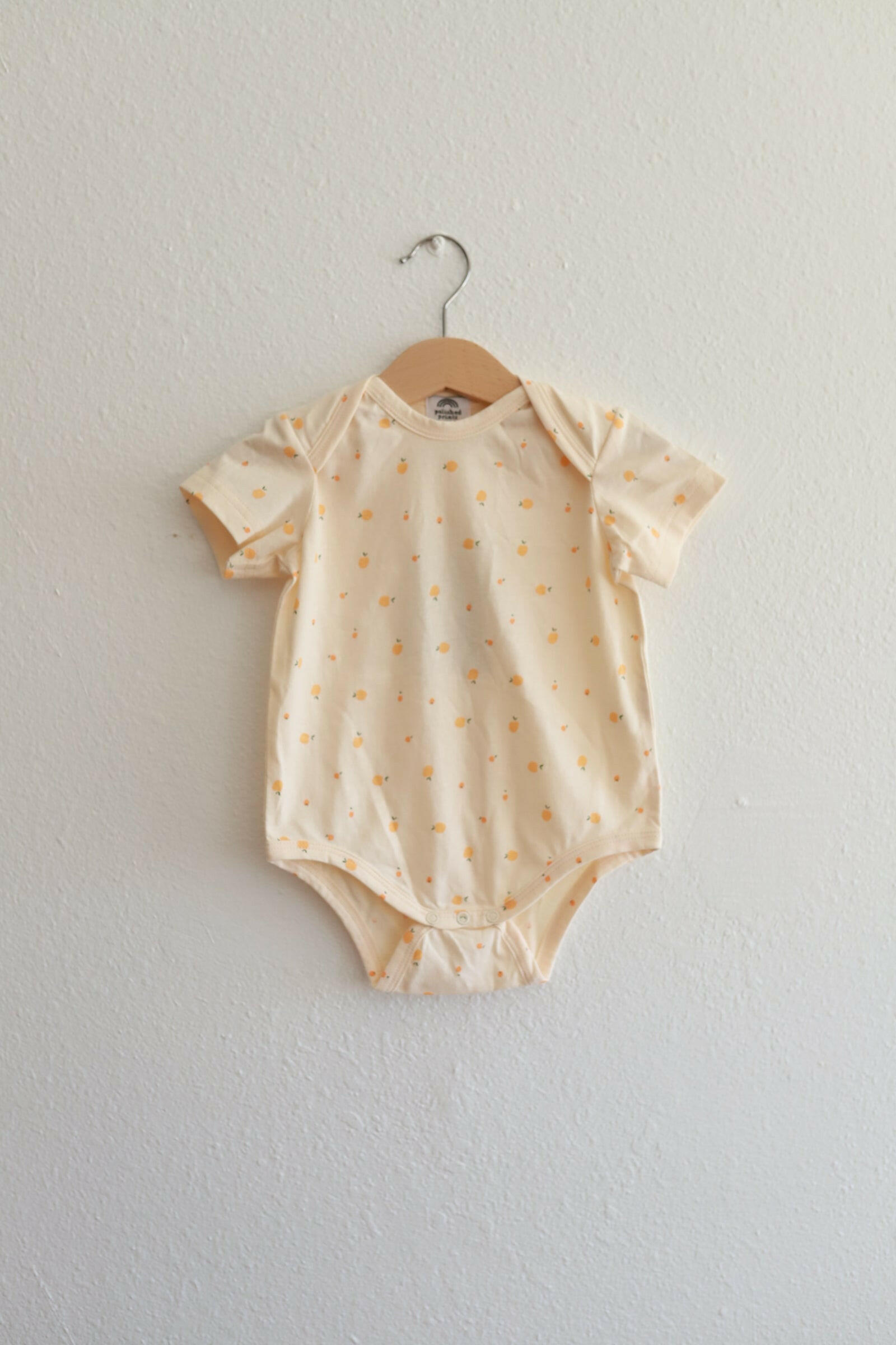 Peachy Keen Organic Cotton Baby Bodysuit Baby Bodysuit Polished Prints