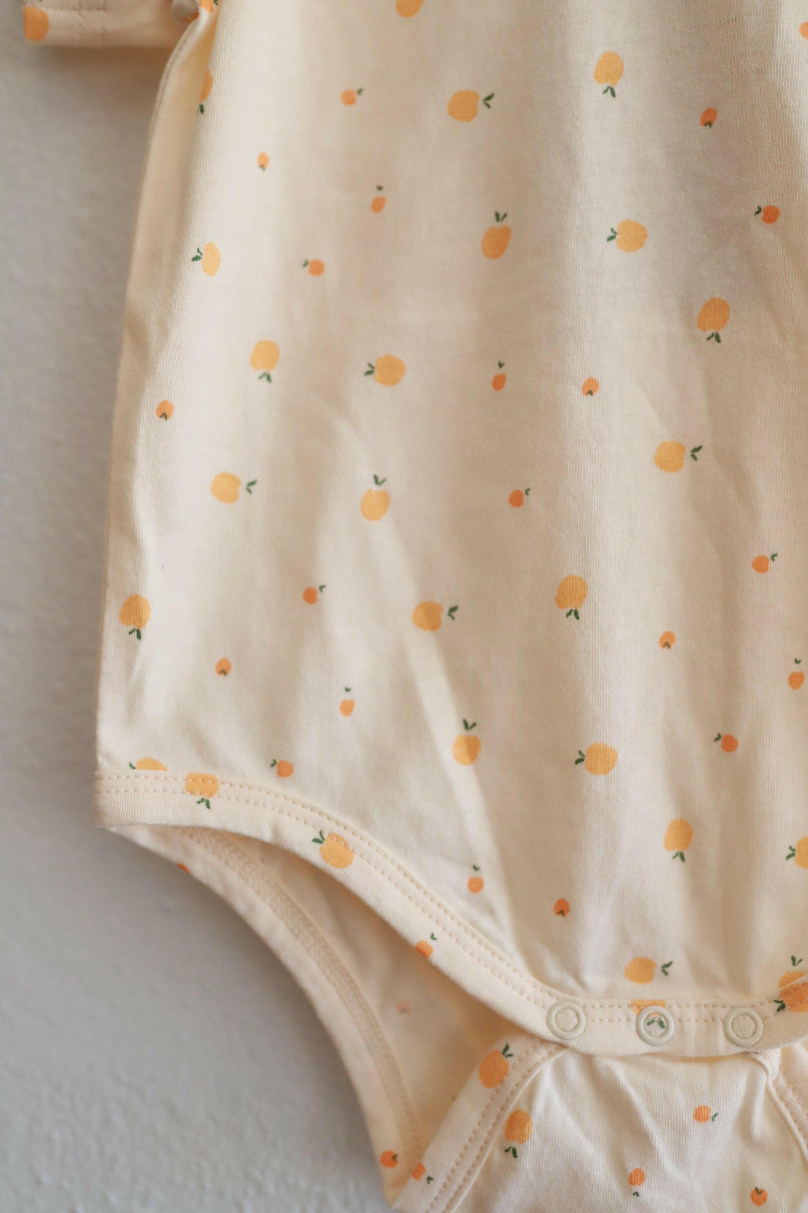 Peachy Keen Organic Cotton Baby Bodysuit Baby Bodysuit Polished Prints