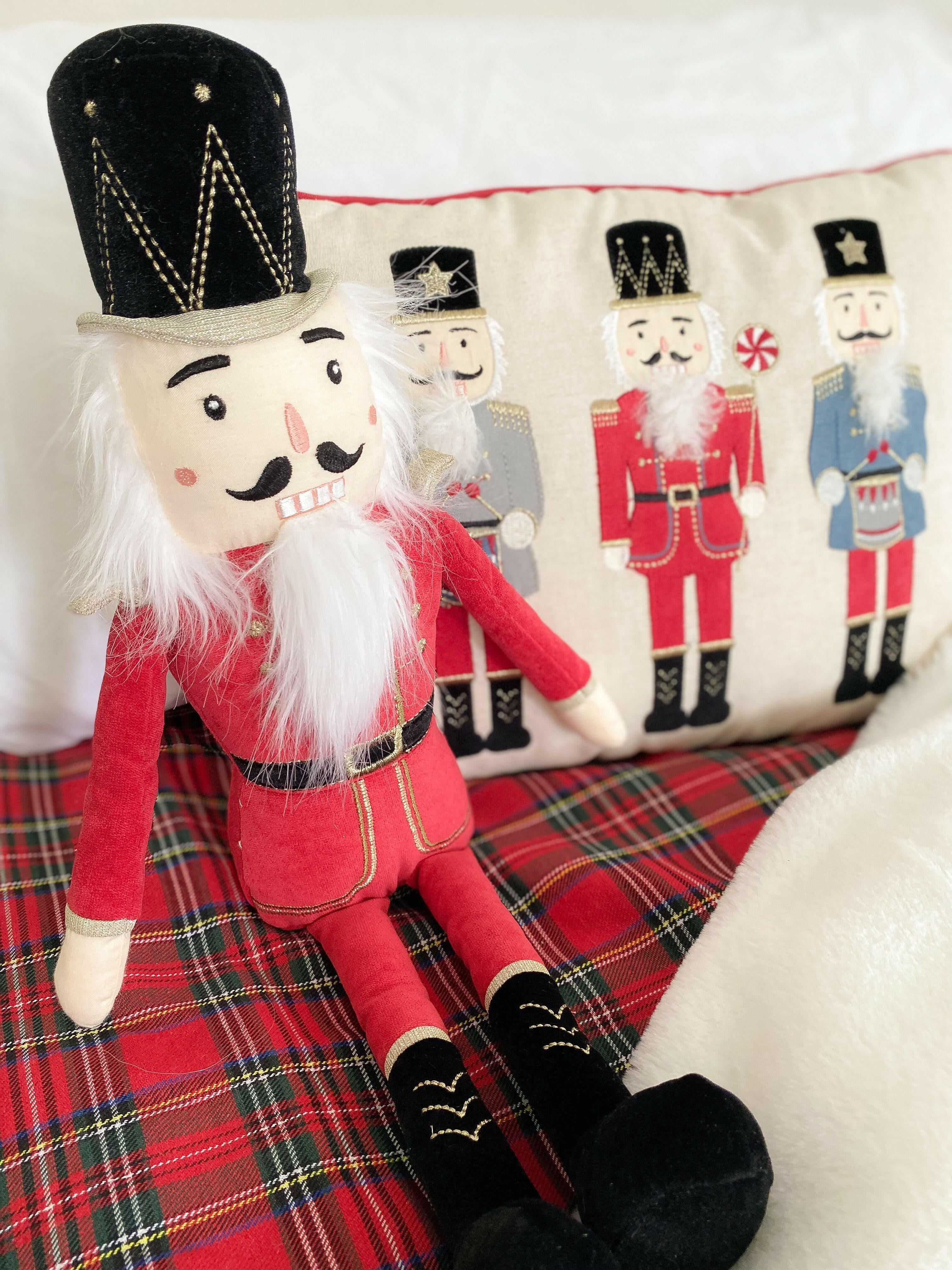 THE NUTCRACKER SHELF SITTER--RED Doll MON AMI