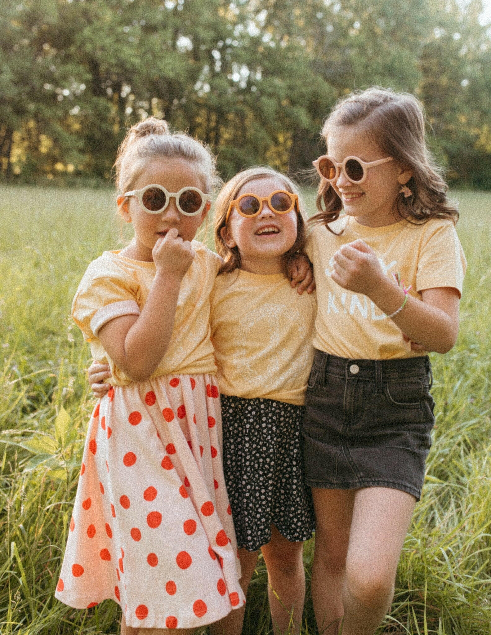 Stay Kind Kid’s Graphic T-Shirt Kids Polished Prints 2T Sundress Yellow