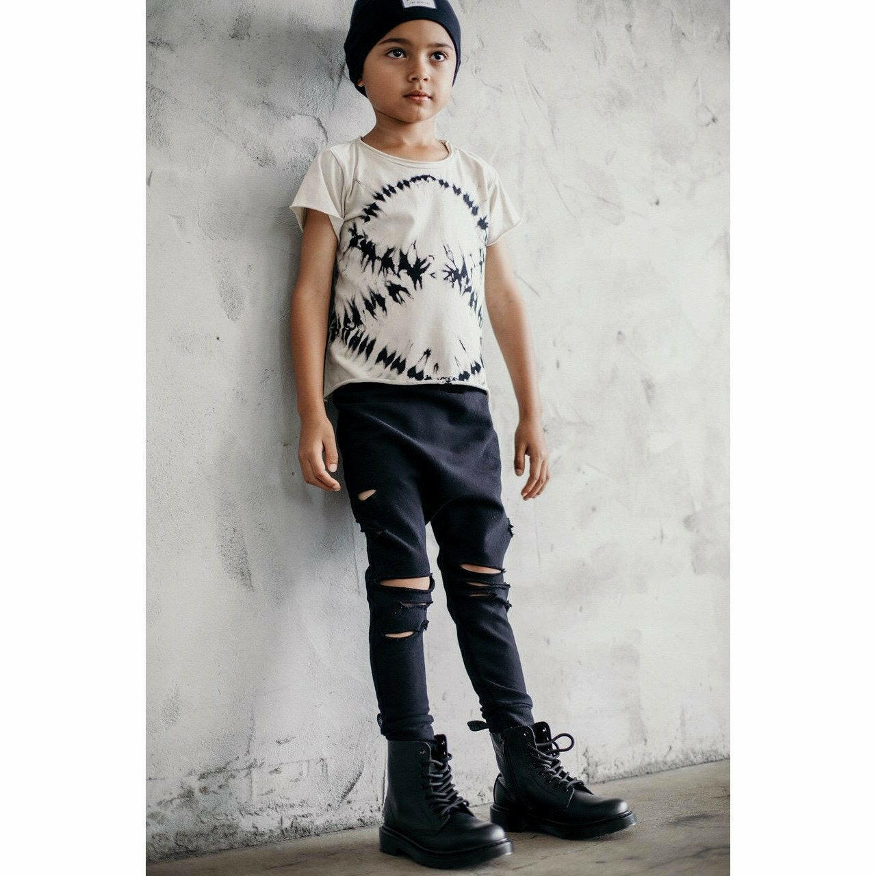 Raw Edge Tee Zebra Light Tees Be Mi Los Angeles