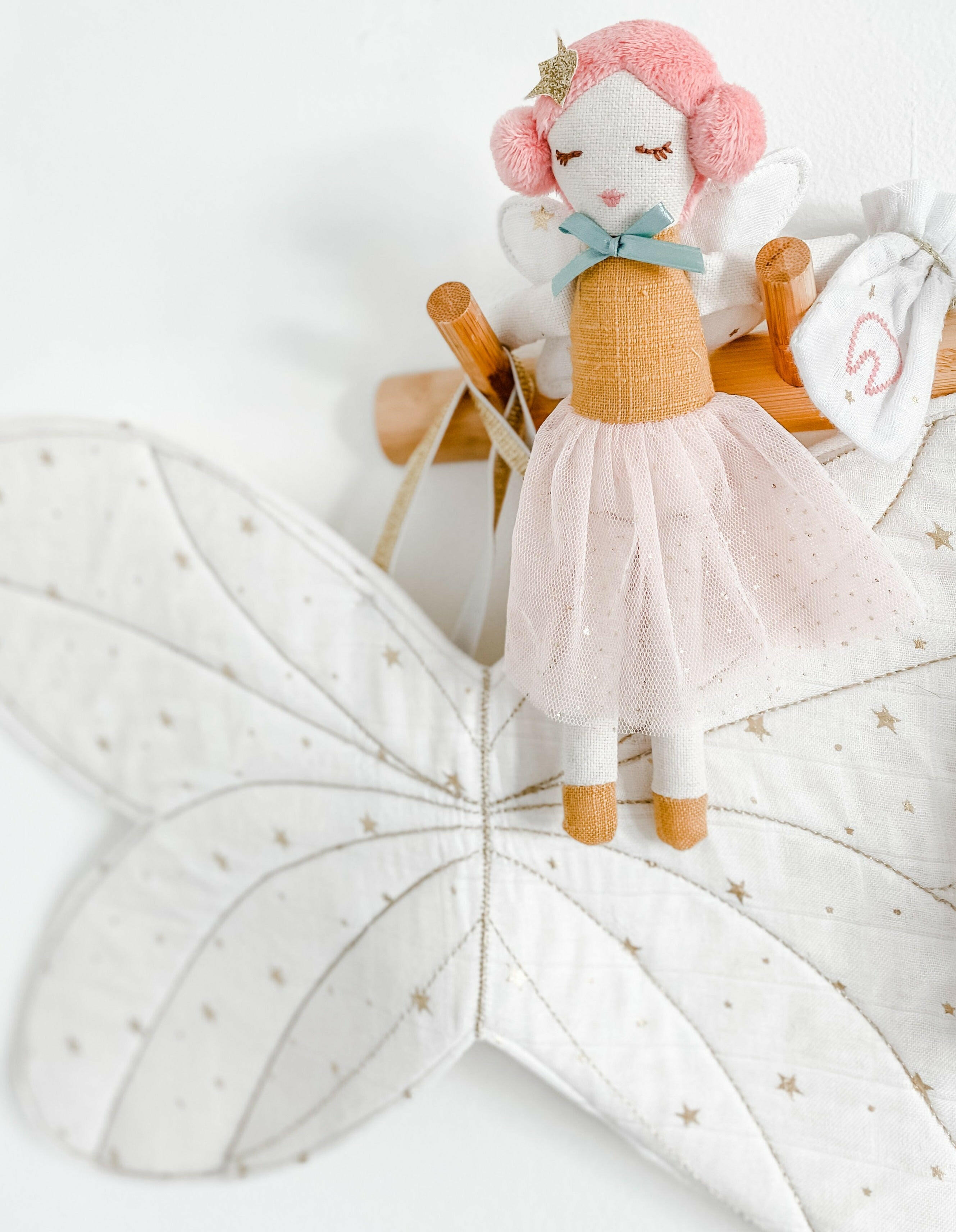 FAIRY WINGS AND STAR MAGIC WAND DRESS UP SET MON AMI