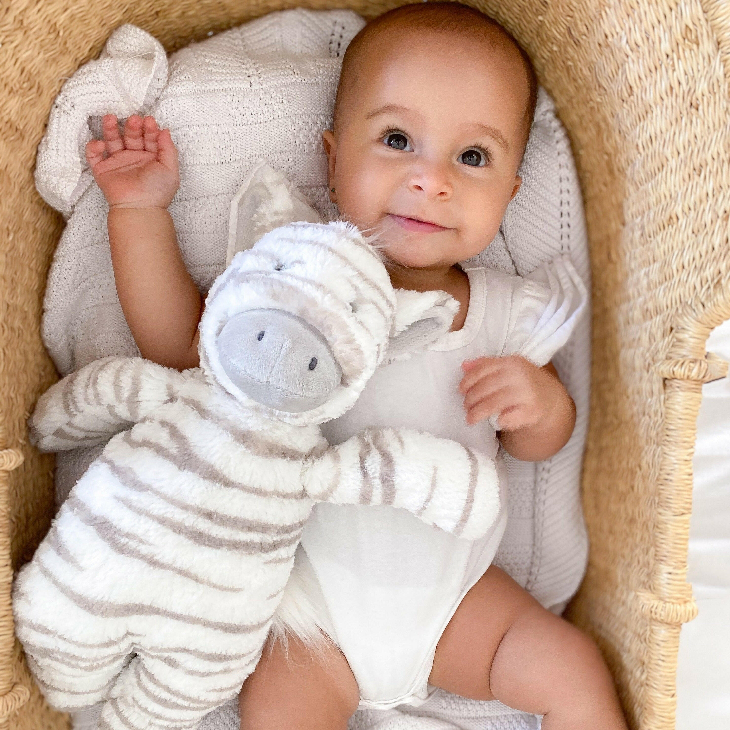 ZIZI FLOPPY ZEBRA PLUSH TOY Stuffed Toy MON AMI