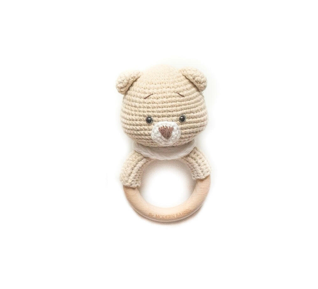 North the Polar Bear Baby & Toddler The Modern Babies Rattle