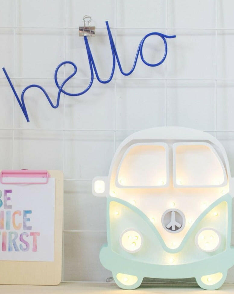 Camper Van Lamp - White Mint Lighting Little Lights