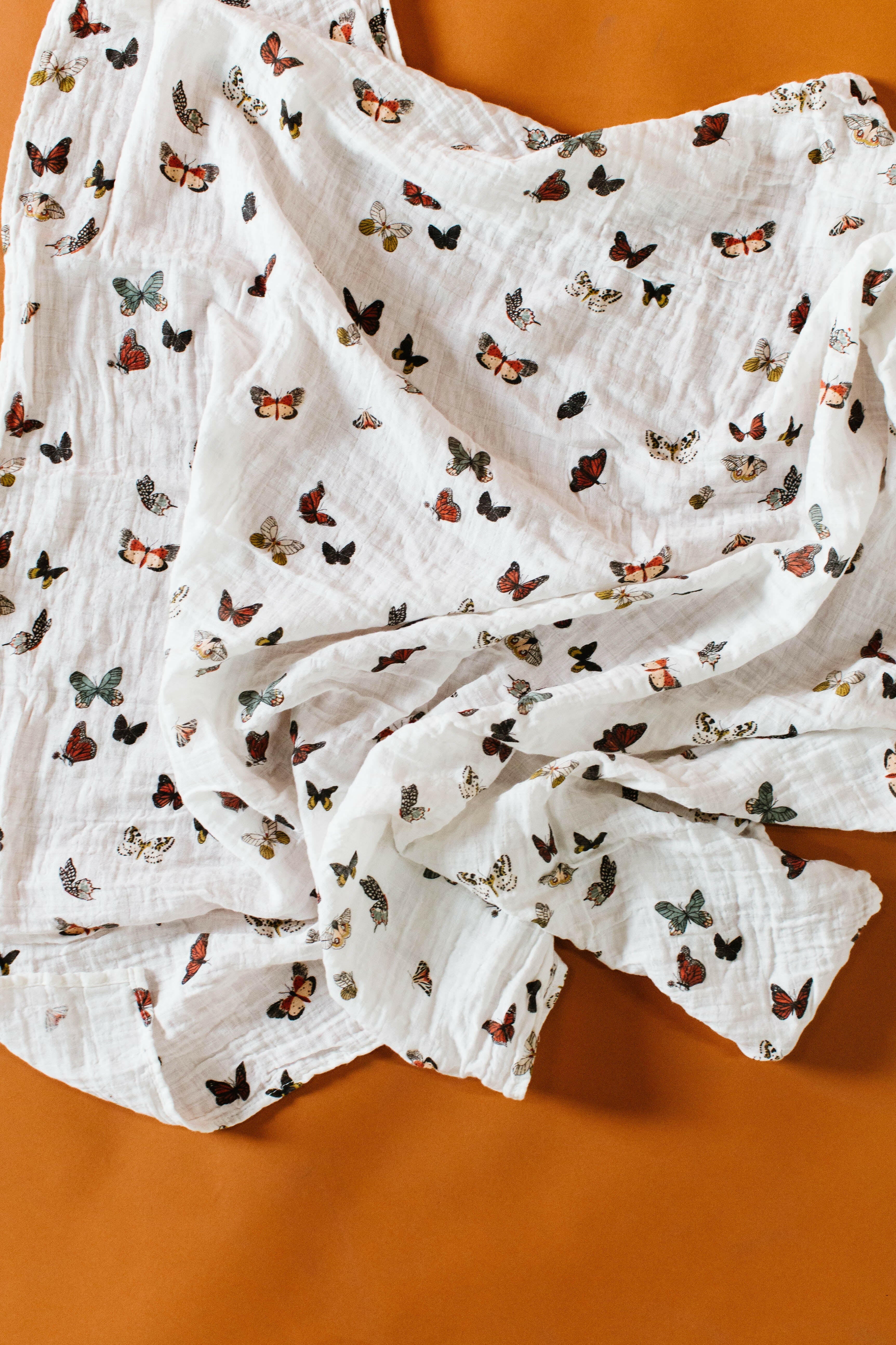 Butterfly Migration Swaddle Swaddles Clementine Kids