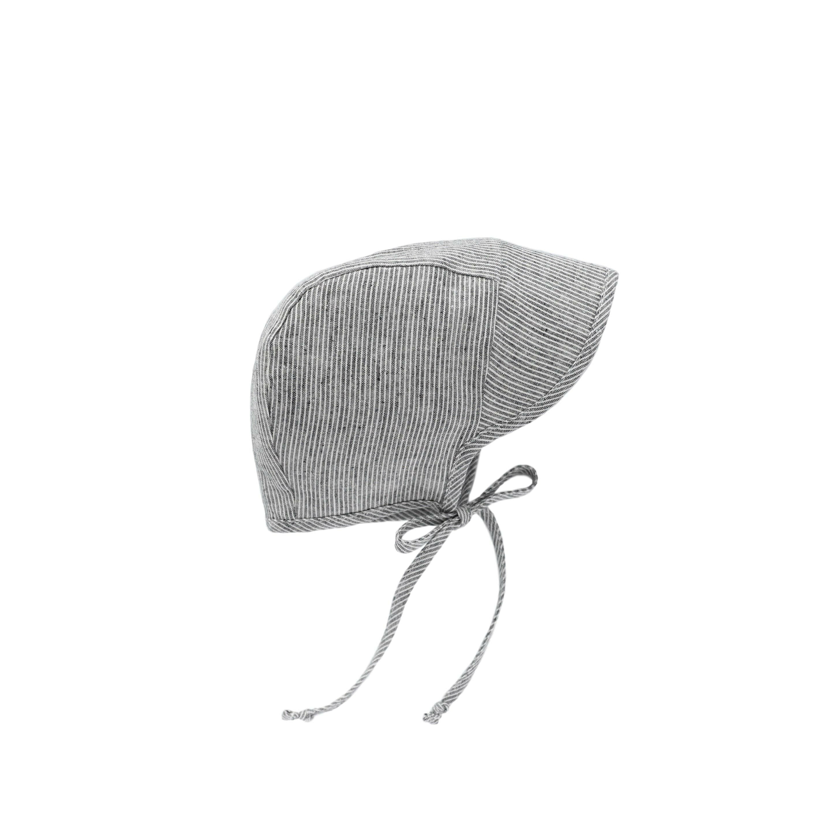 Brimmed Natural Stripe Bonnet Cotton-Lined Bonnets Briar Baby®