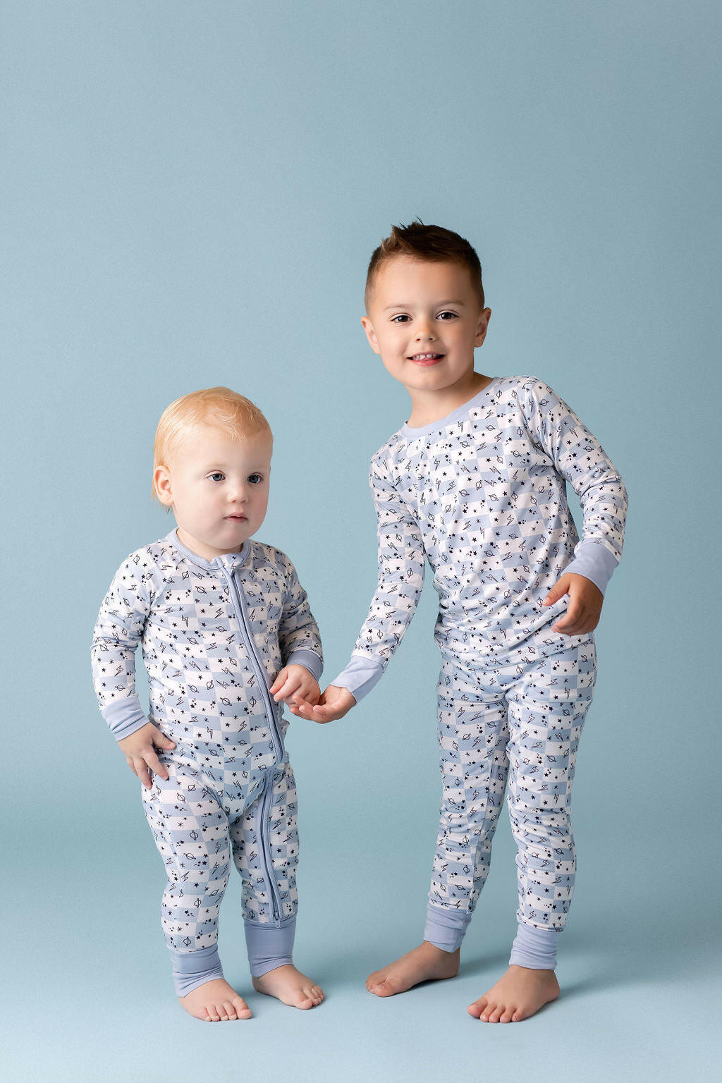 Checkered Space Two Piece Set Baby & Toddler Sleepwear In my Jammers