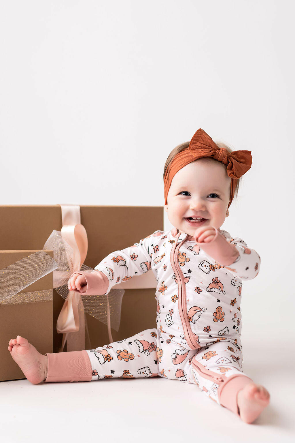 Mauve Marshmallow Zipper Romper Baby & Toddler Sleepwear In my Jammers