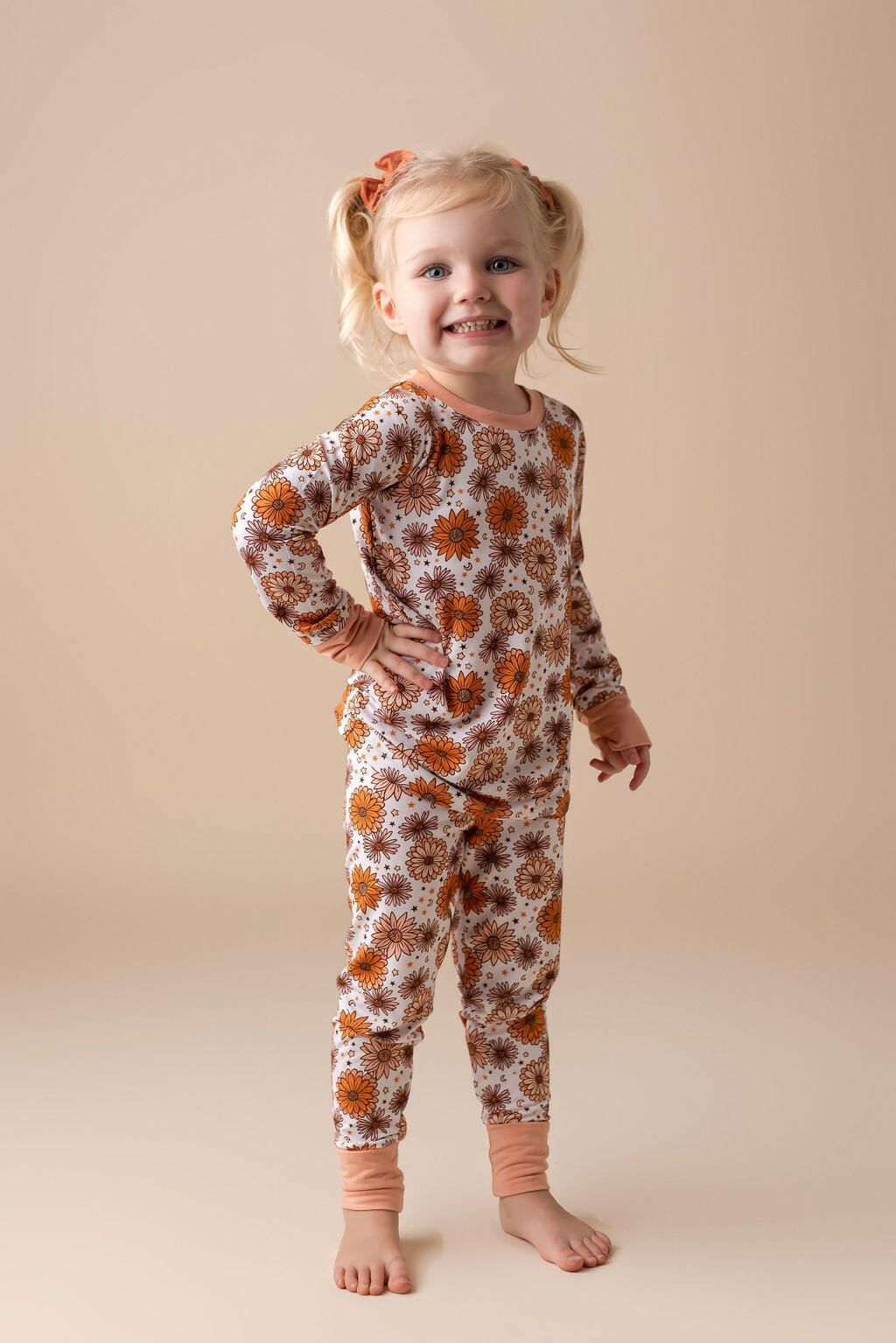 Fall Floral Two Piece Set Baby & Toddler In my Jammers