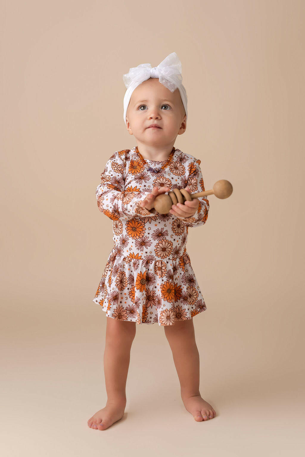 Fall Floral Twirl Bodysuit Baby & Toddler In my Jammers