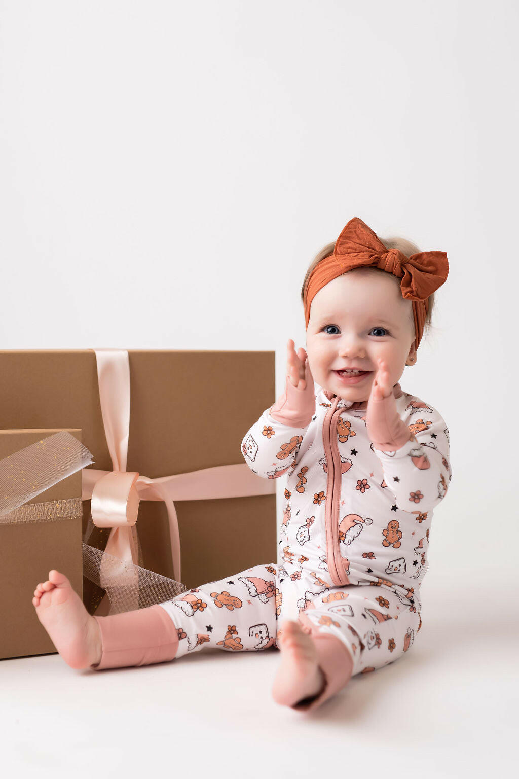 Mauve Marshmallow Zipper Romper Baby & Toddler Sleepwear In my Jammers
