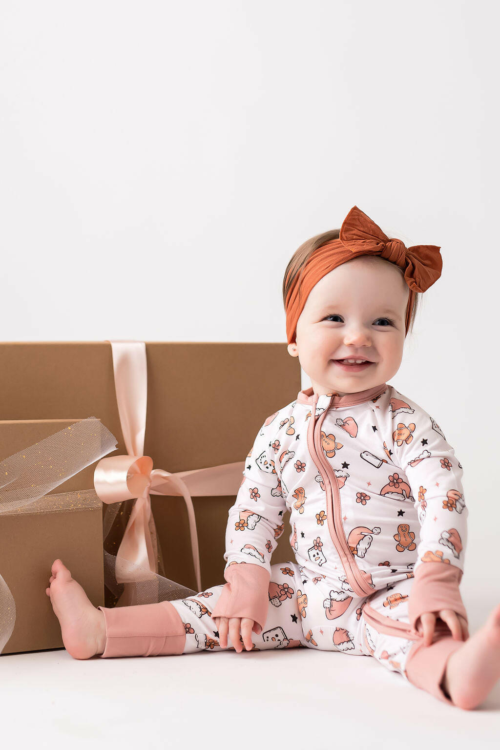 Mauve Marshmallow Zipper Romper Baby & Toddler Sleepwear In my Jammers